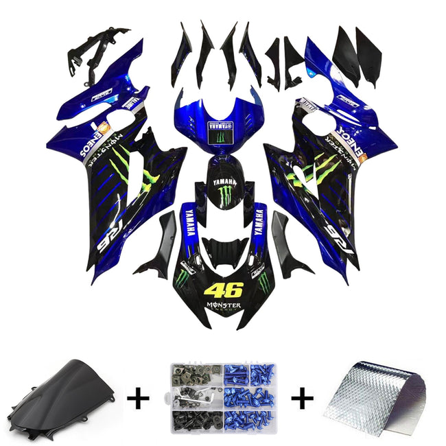 2017-2023 Yamaha YZF-R6 Injection Fairing Kit Bodywork Plastic ABS