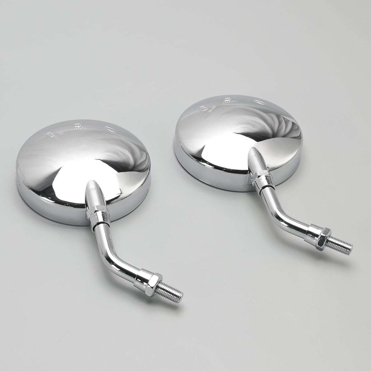 Chrome M10 Rearview Mirrors - 2 Type Stems For Kawasaki Z1 Z1000 Z 900 Z 1000