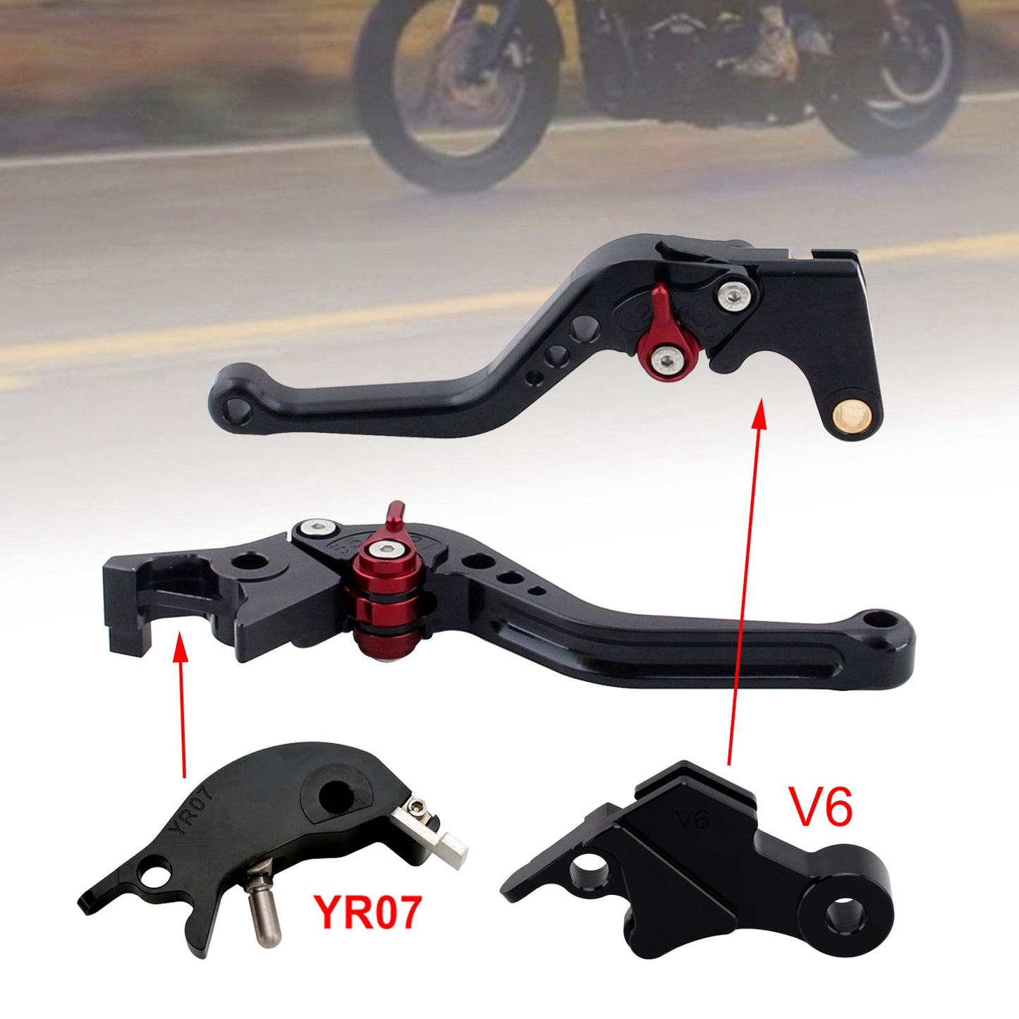 NEW Short Clutch Brake Lever fit for YAMAHA XSR900 XSR900GP MT-09 MT-09SP 24-25