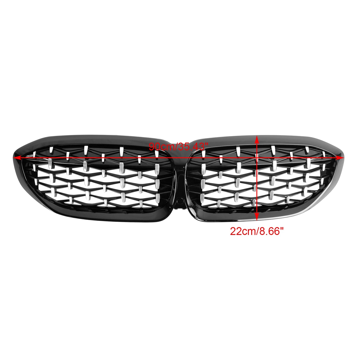 Diamond Kidney Grille Grill 51138072085 Fit BMW 3 Series G20 2019-2022