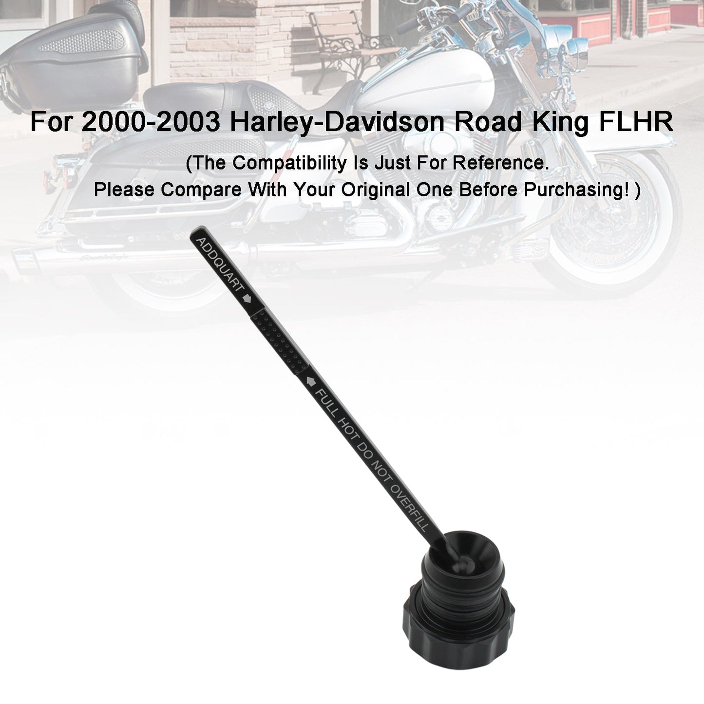 Oil Dipstick Tank Cap Plug 0710-0121 Fit For Touring Road King Electra Glide 00-06