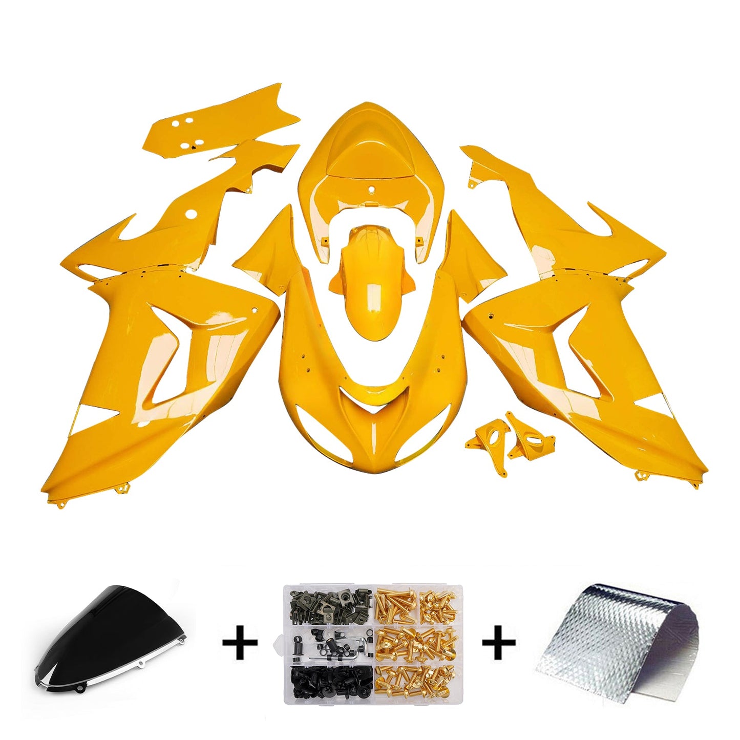 Injection Fairing Kit Bodywork Plastic ABS fit For Kawasaki ZX10R 2006-2007