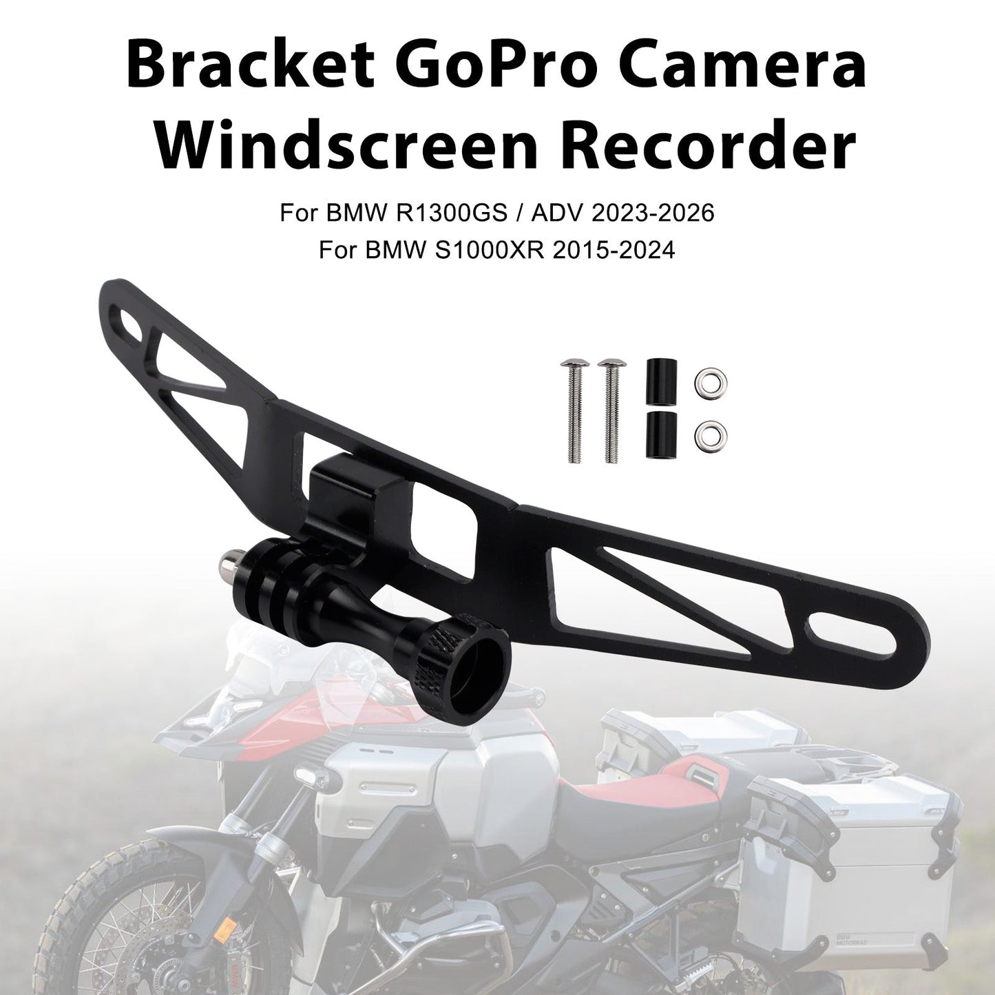 Bracket GoPro Camera Windscreen For BMW R1300GS S1000XR F900XR F850GS