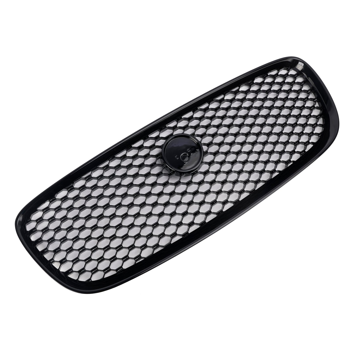 2016-2019 Jaguar XF XF-R Style Front Bumper Grill Grille Gloss Black
