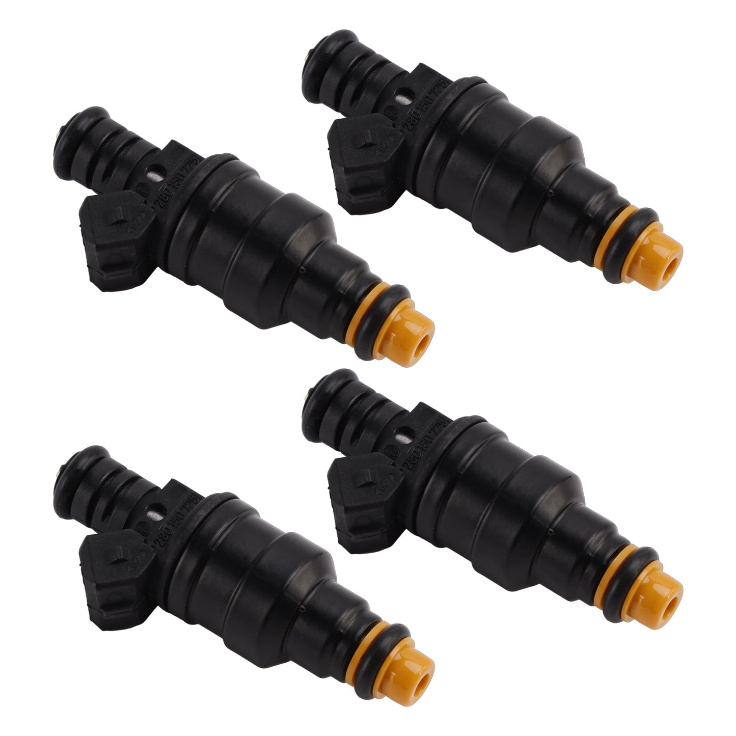 4Pcs Fuel Injector For Opel Ascona Kadett Vauxhall Peugeot Volvo 0280150725