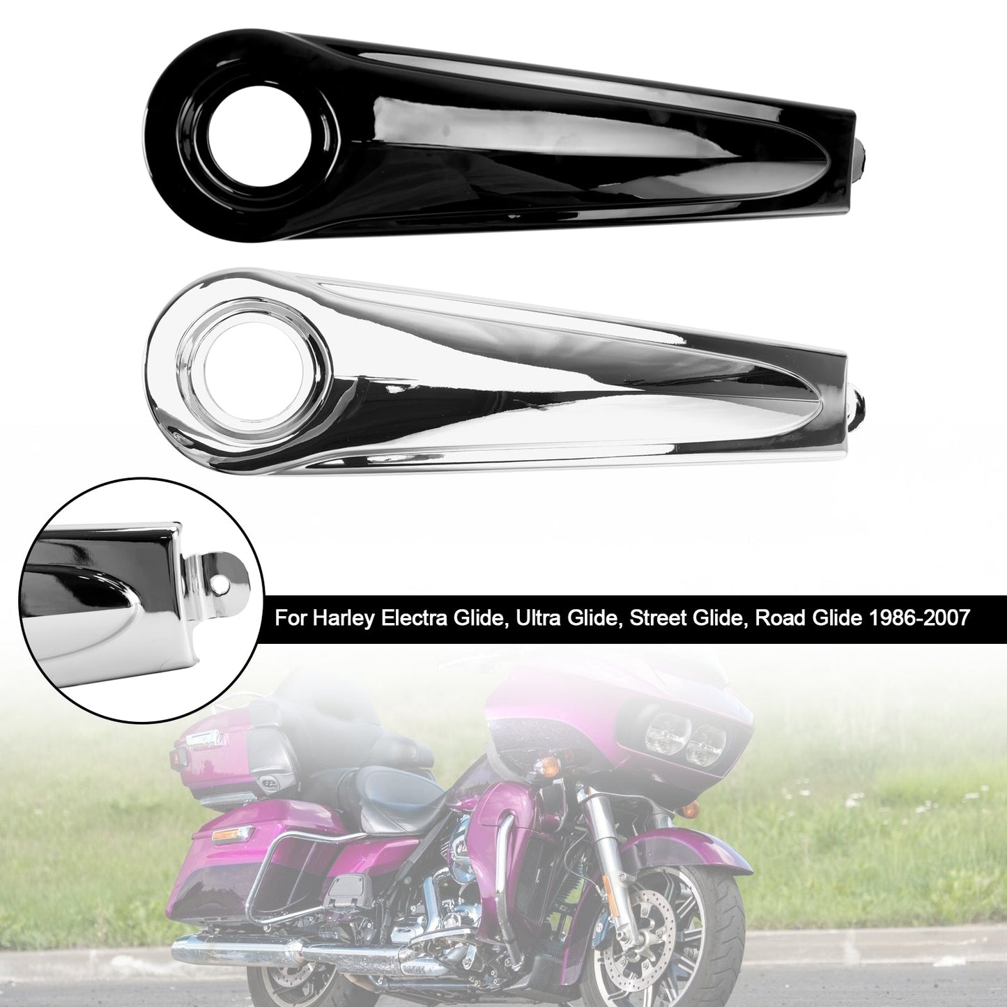 1986-2007 Harley Electra Glide, Ultra Glide, Street Glide, Road Glide Tank Cap Cover Panel Fairing