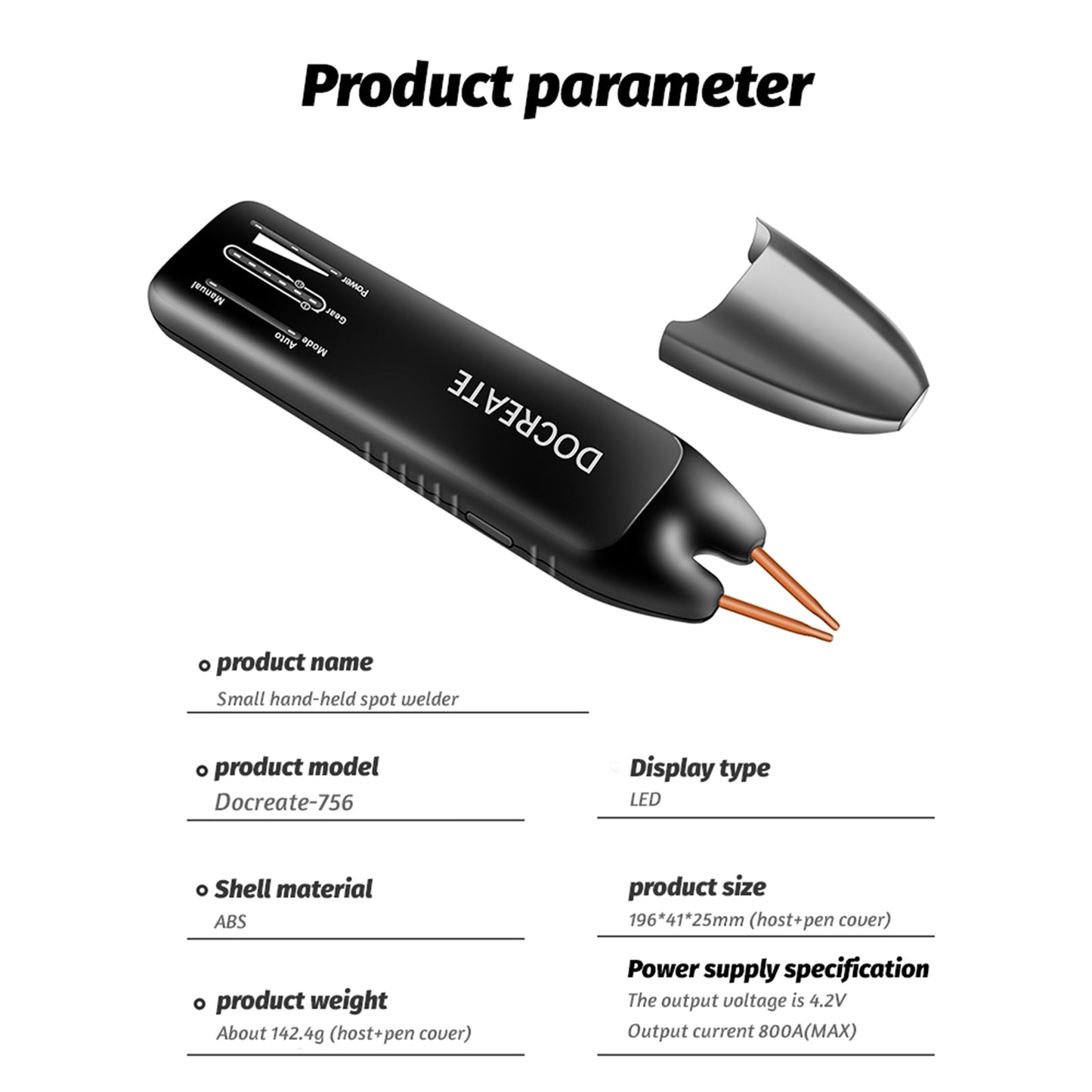 Portable Mini Spot Welder Tool DIY Battery Welding Machine 11 Gears Adjustable