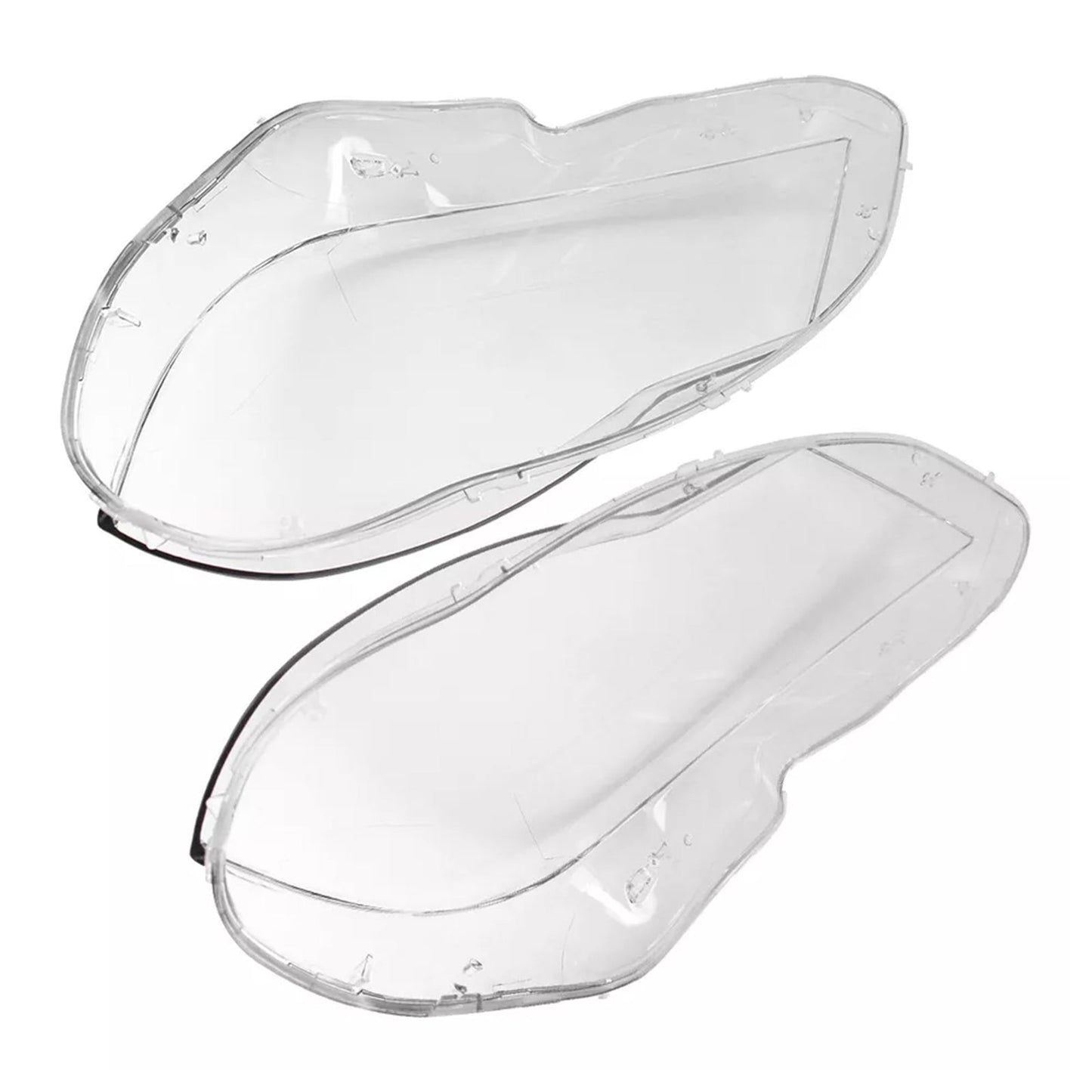 2011-2015 Mercedes Benz C W204 2PCS Front Headlight Lens Cover LampShade