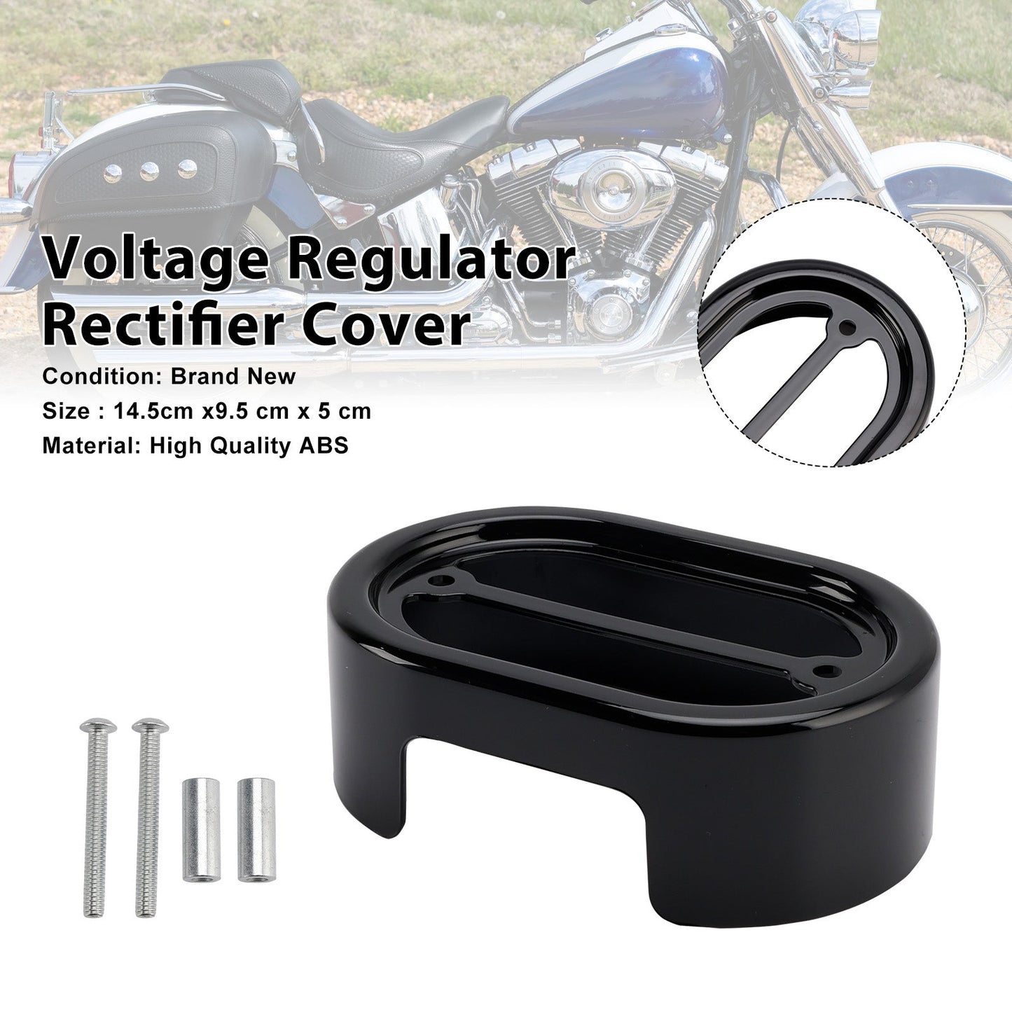 Voltage Regulator Rectifier Cover For Softail Breakout 2001-2017