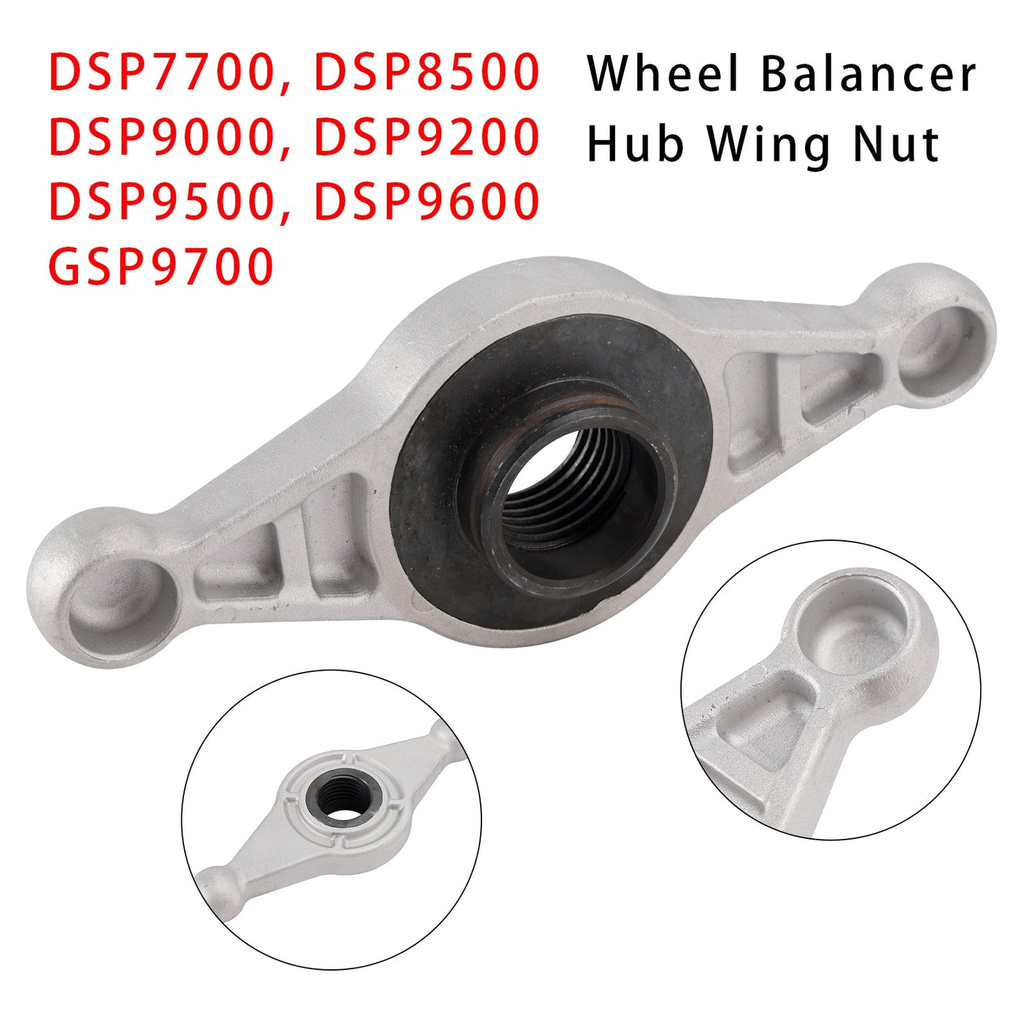 812103 DSP9000 For Hunter DSP w/ 40mm X 8mm Shaft Thread Wheel Balancer Hub Wing Nut