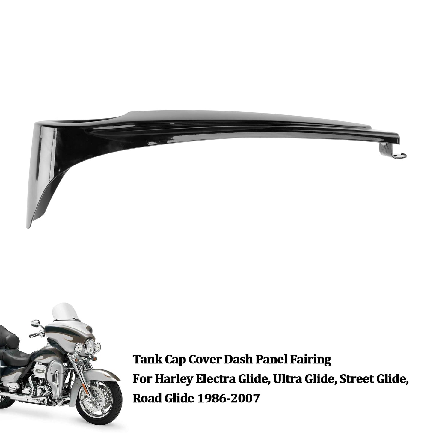 1986-2007 Harley Electra Glide, Ultra Glide, Street Glide, Road Glide Tank Cap Cover Panel Fairing