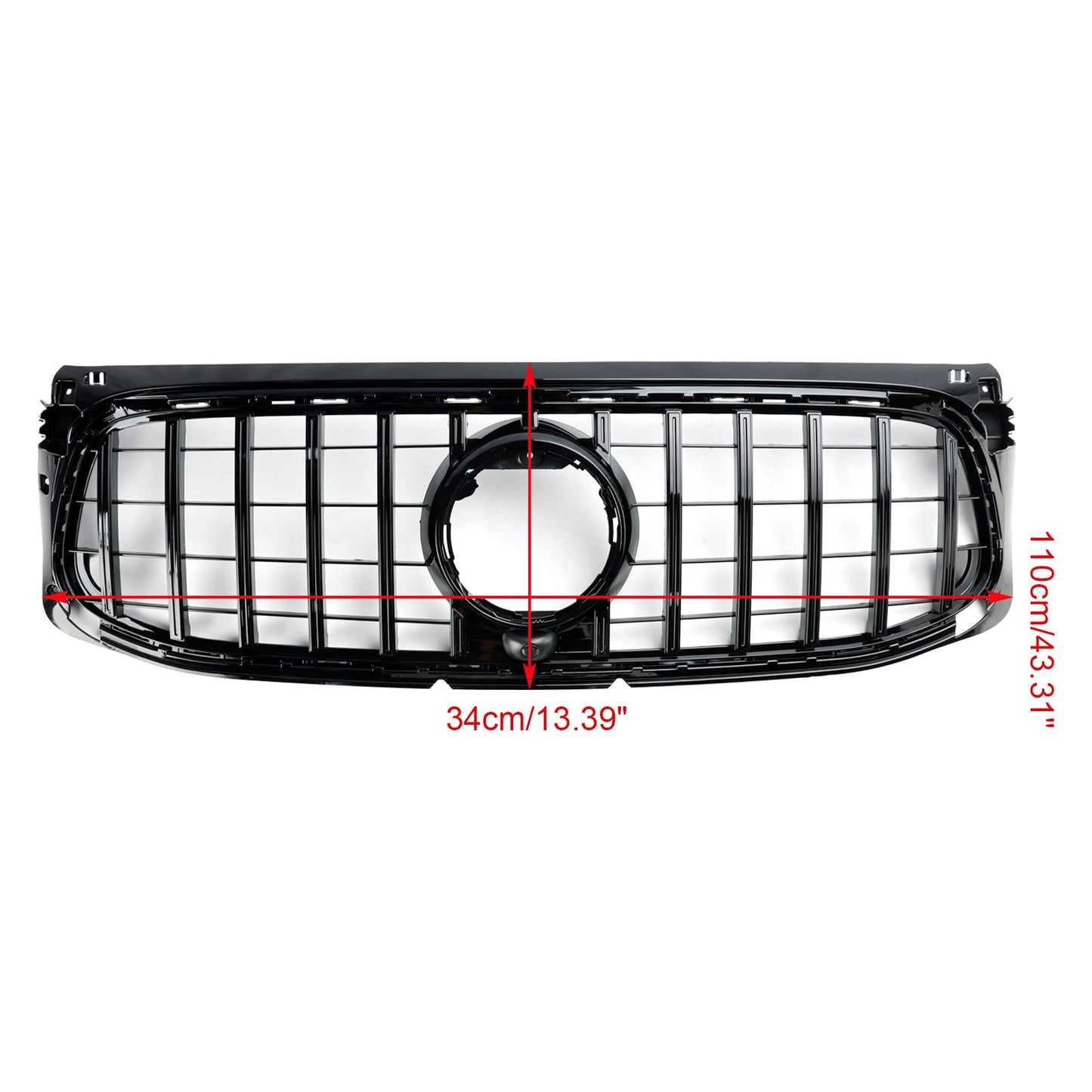 2020-2023 Mercedes Benz GLB X247 AMG-Line Gloss Black Front Bumper Grille