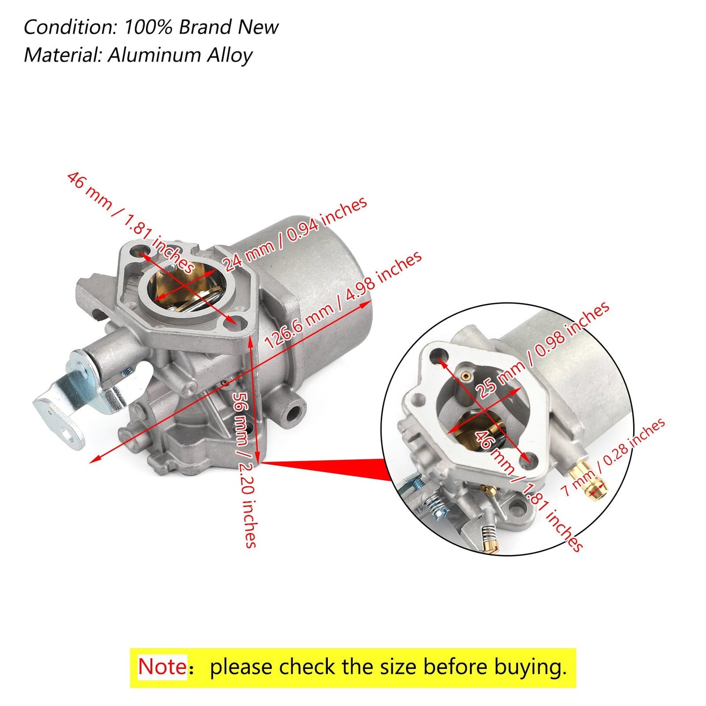 1998-Up Precedent Cart Carburetor Carband