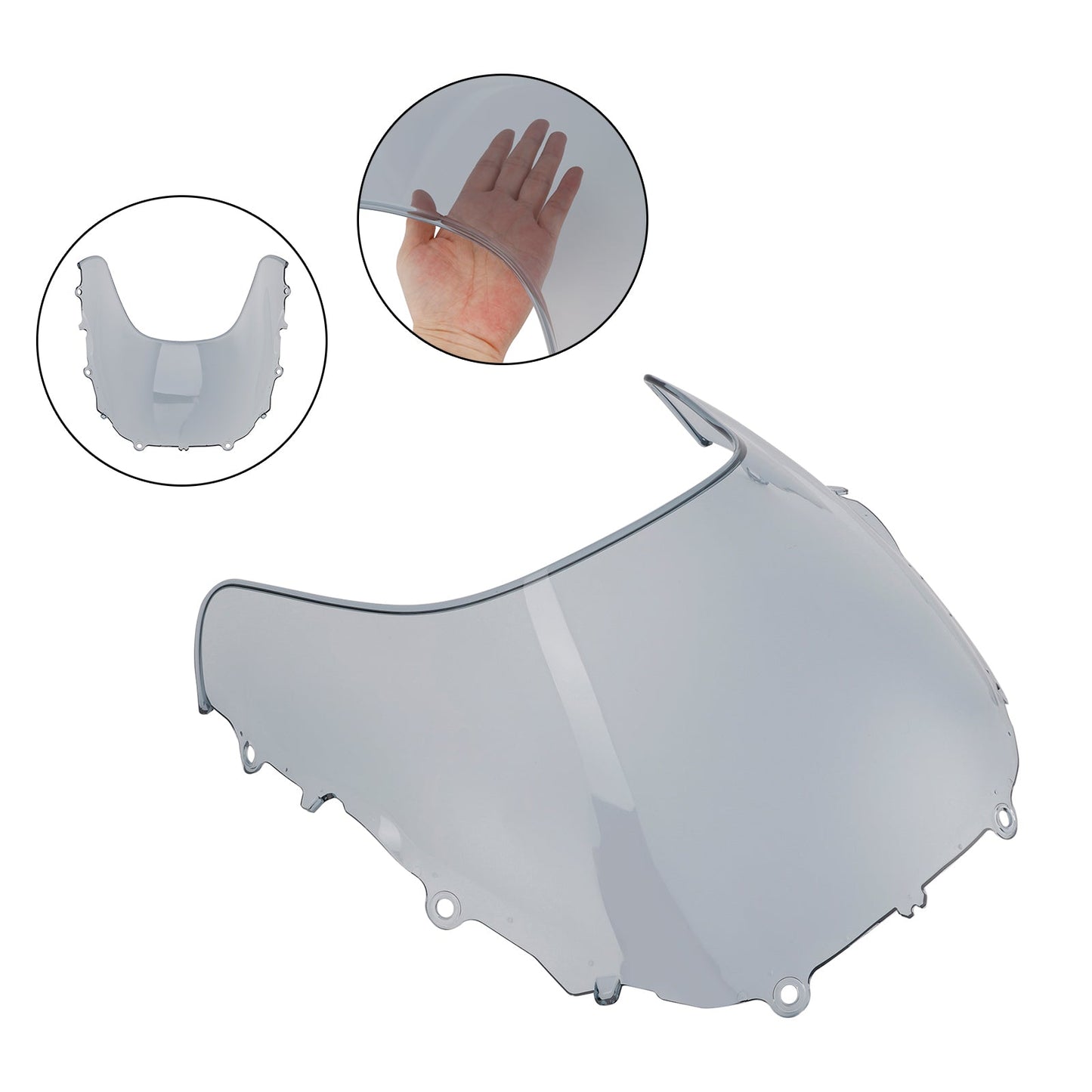 2024-2025 YAMAHA XSR900 GP Windshield WindScreen + Bracket