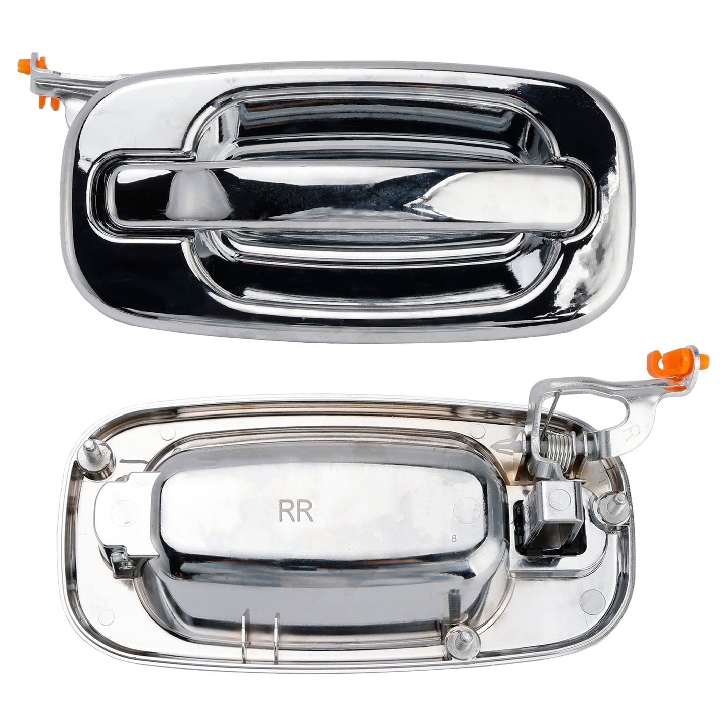 4PCs Front Exterior Door Handle Set Chrome For Chevy GMC Silverado 99-06