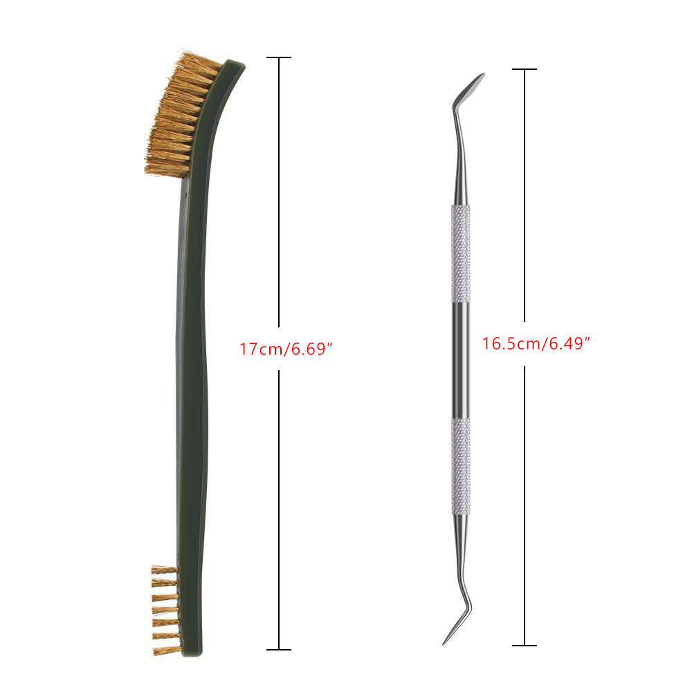 9X Cleaning Set Gun Brush Gun Cleaning Kit For Rifle Pistol Handgun Shotgun