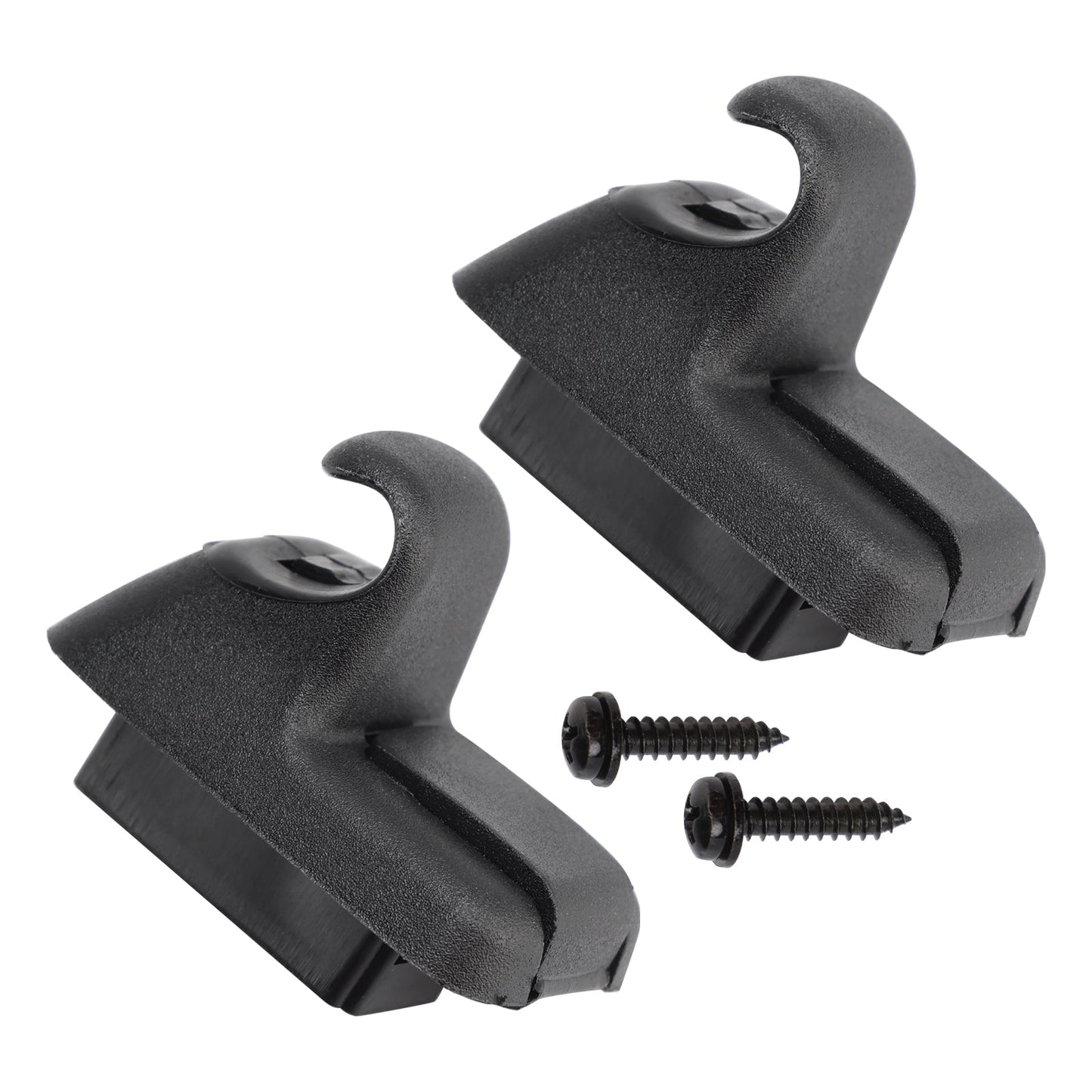 2x Black Sun Visor Clip 1RF14DX9AB Fit For Chrysler 300 Dodge Charger 2011-2020