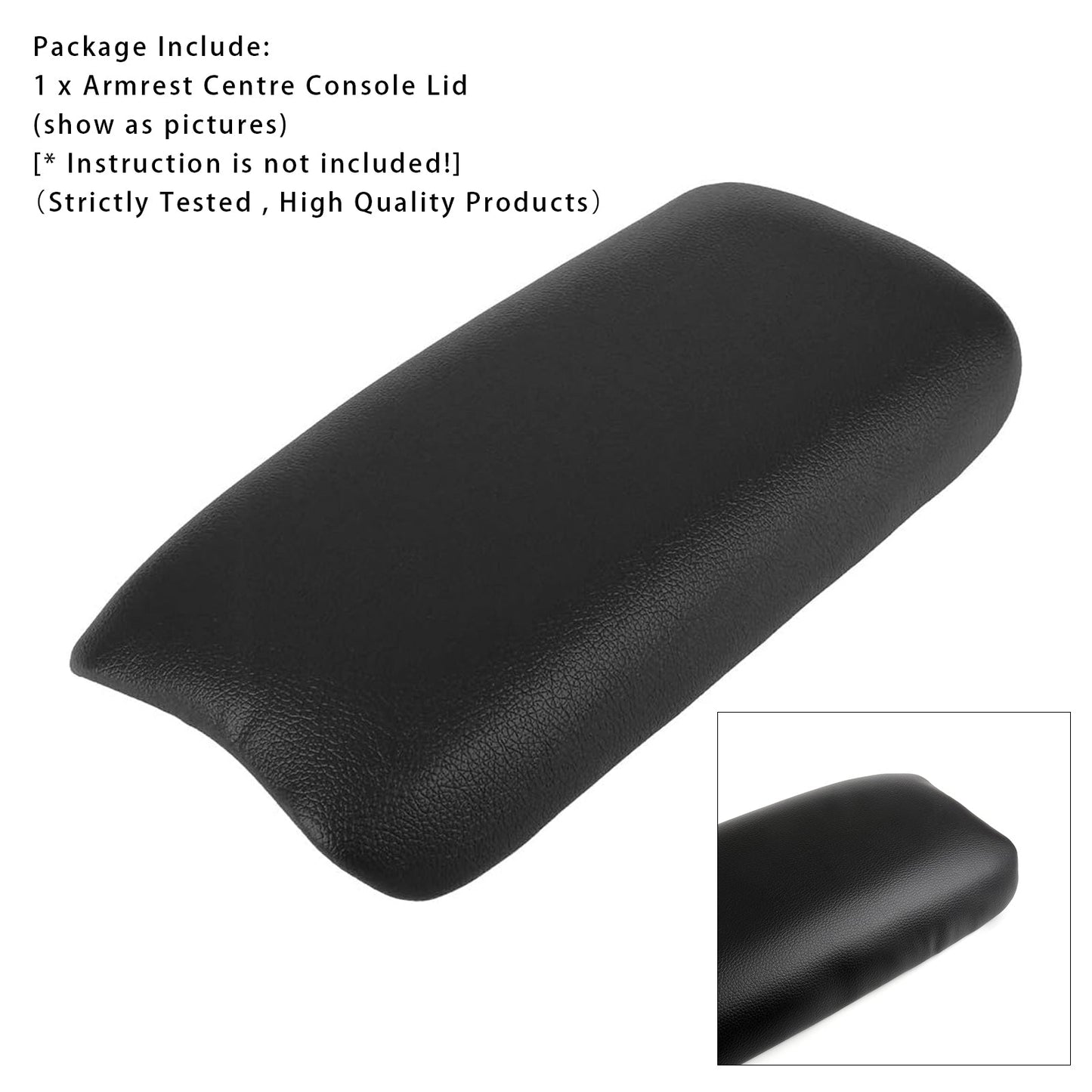 2006-2009 Honda CIVIC Black Leather Armrest Centre Console Lid