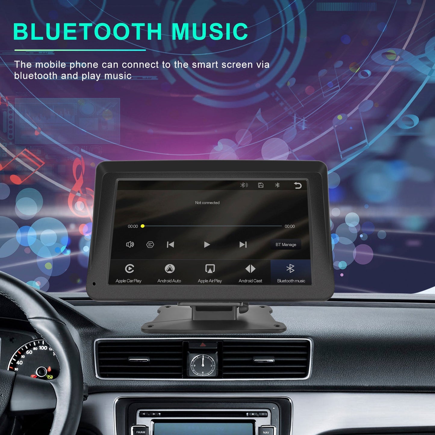 7-inch CarPlay Multifunction Player Auto Apple AirPlay Android Projection Camera