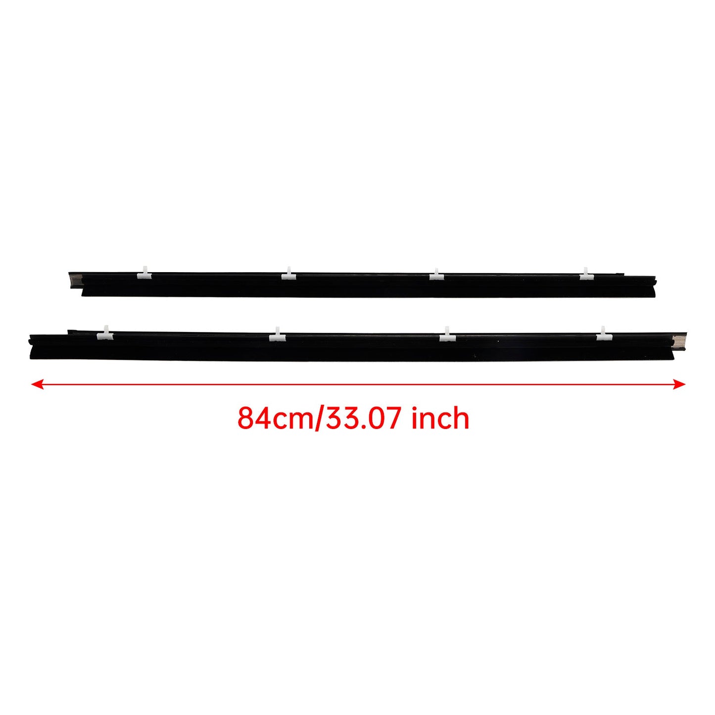 1995-2004 Toyota Tacoma 2pcs Front Door Window Belt Weatherstrip WP685VZ