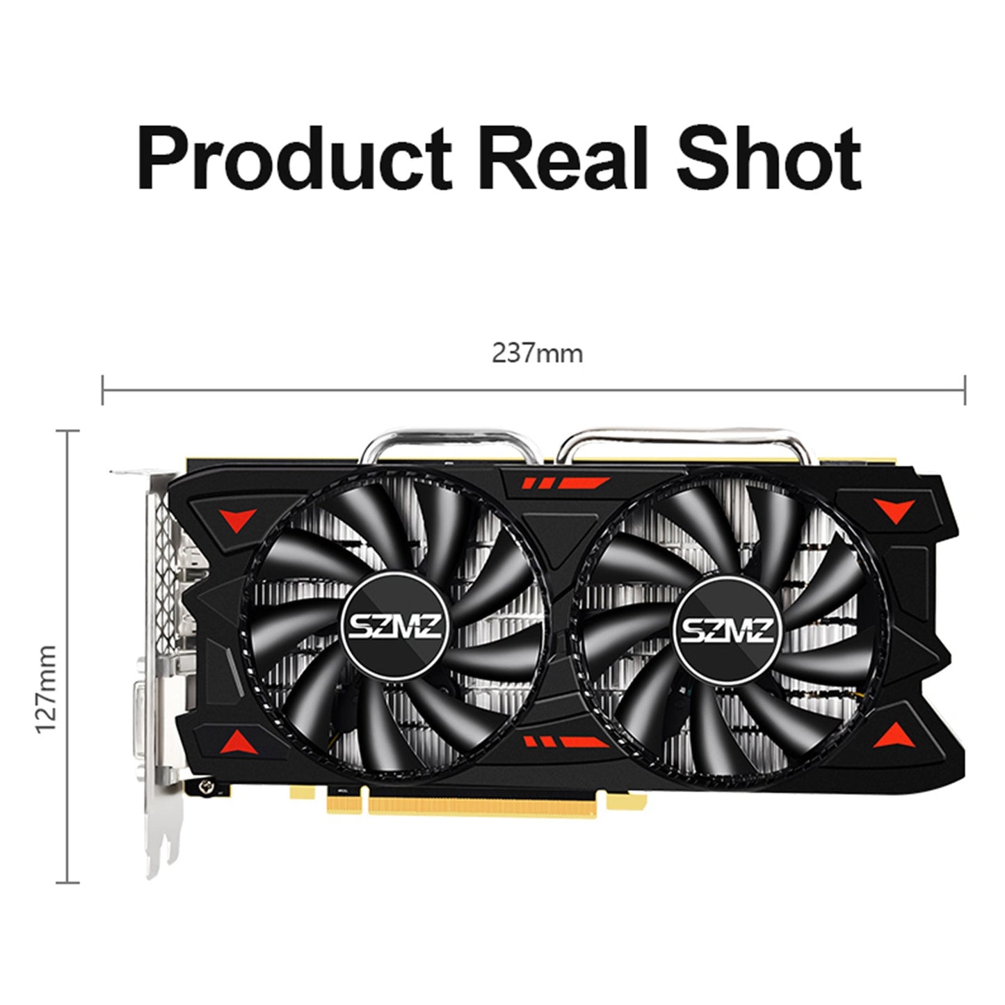 RX580 8G Independent Graphics Card Dual Fans Desktop Computer Lighting Card