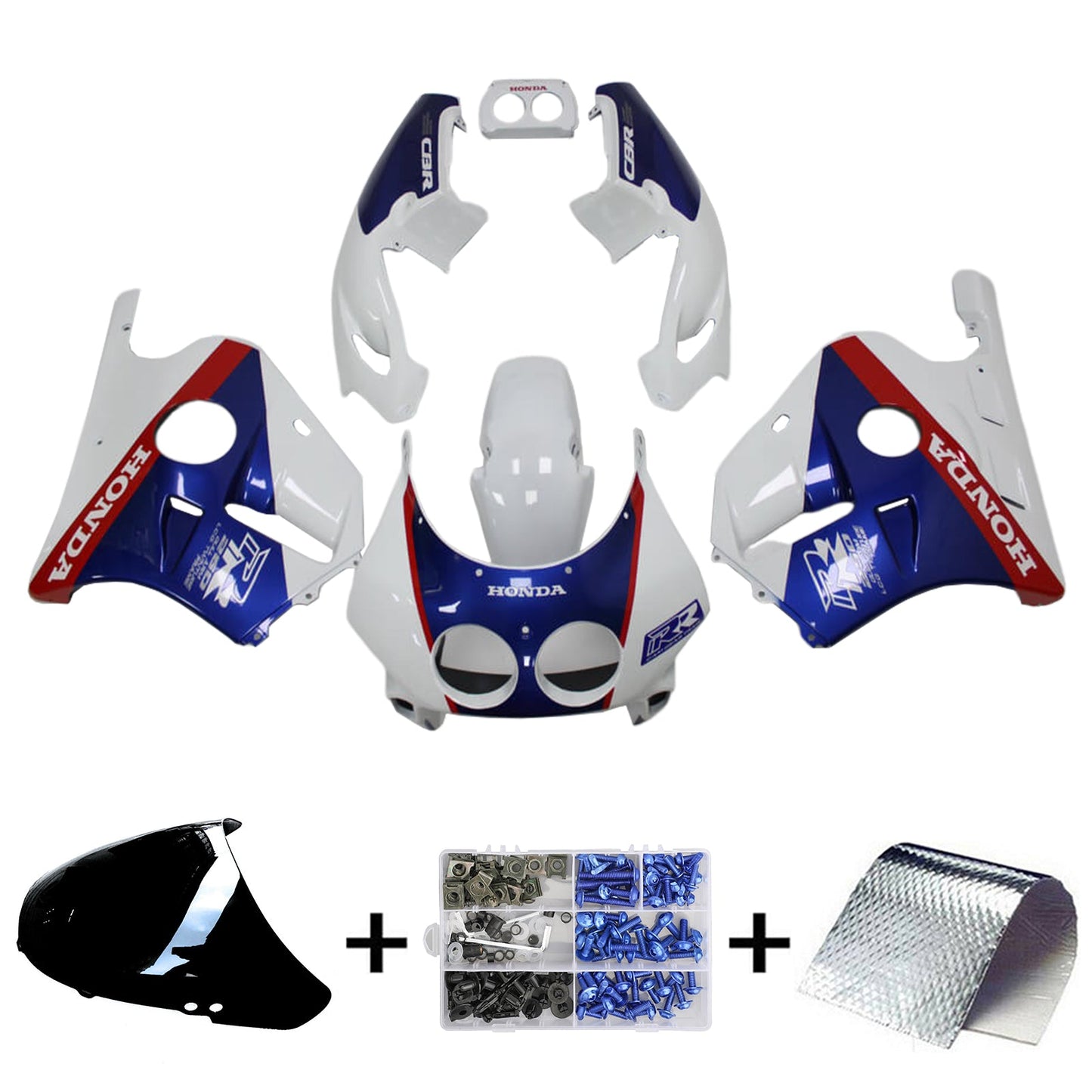 1990-1998 Honda CBR250RR MC22 Injection Fairing Kit Bodywork Plastic ABS