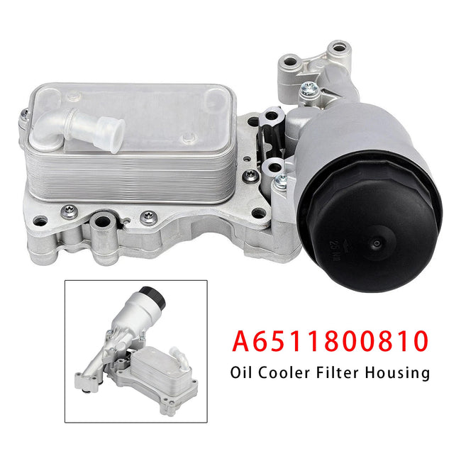 2006-2018 Mercedes Sprinter 3-t Platform,Box,Bus Engines Oil Cooler Filter Housing + Cooler A6511800665
