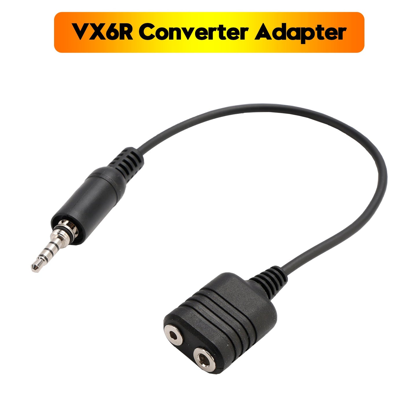 K Interface Headset Port Converter Cable for Yaesu HX290 HX400IS EVX-S24 FT270R