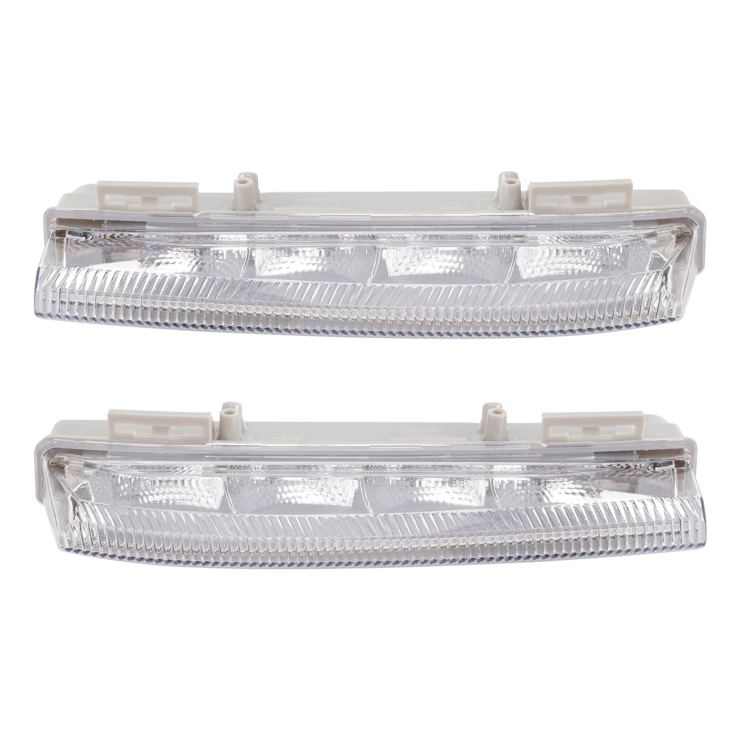 Pair LED Daytime Running Fog Lights For Mercedes Benz W204 S204 W212 2007-2014