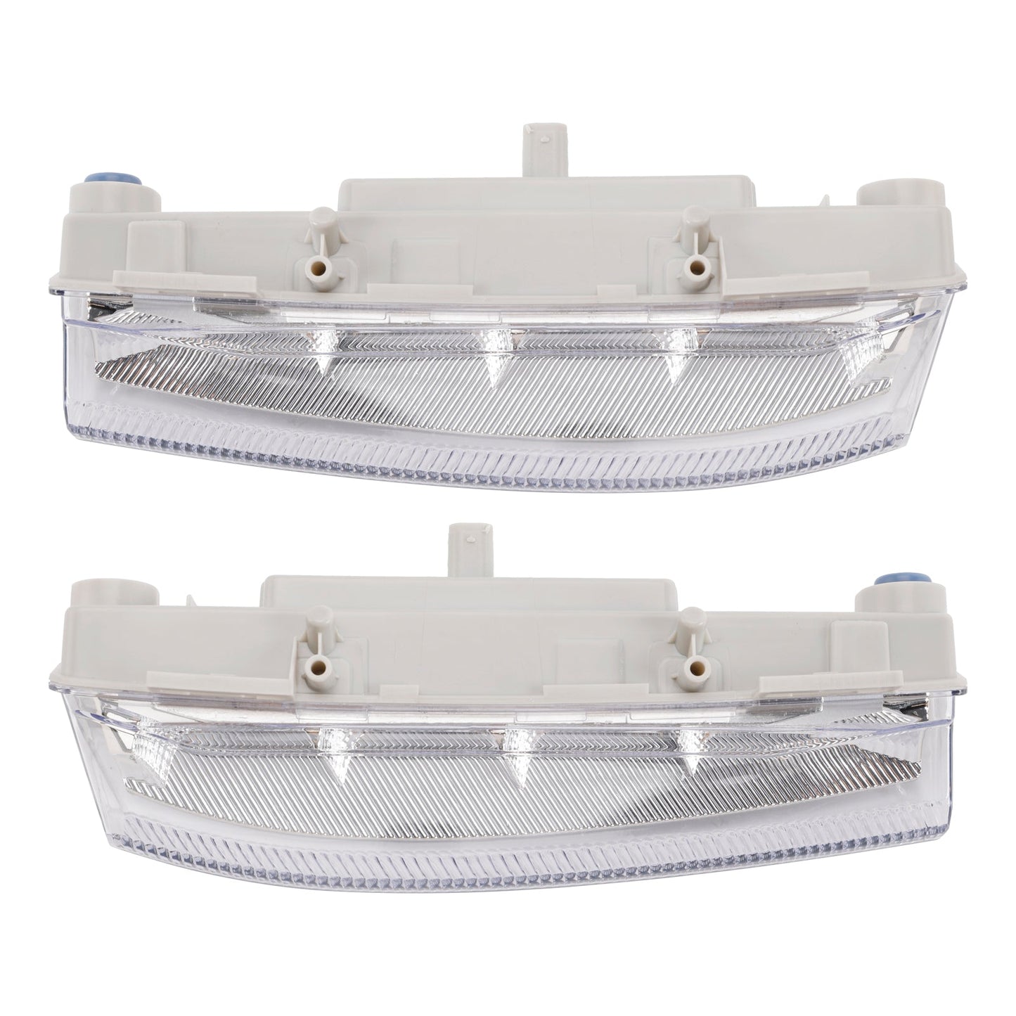 Pair LED Daytime Running Fog Lights For Mercedes Benz W204 S204 W212 2007-2014