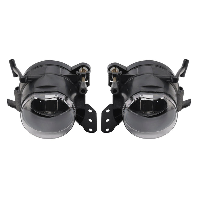 2004-2007 BMW E60 5-Series Pair Front Bumper Fog Light Lamp Bulb Housing
