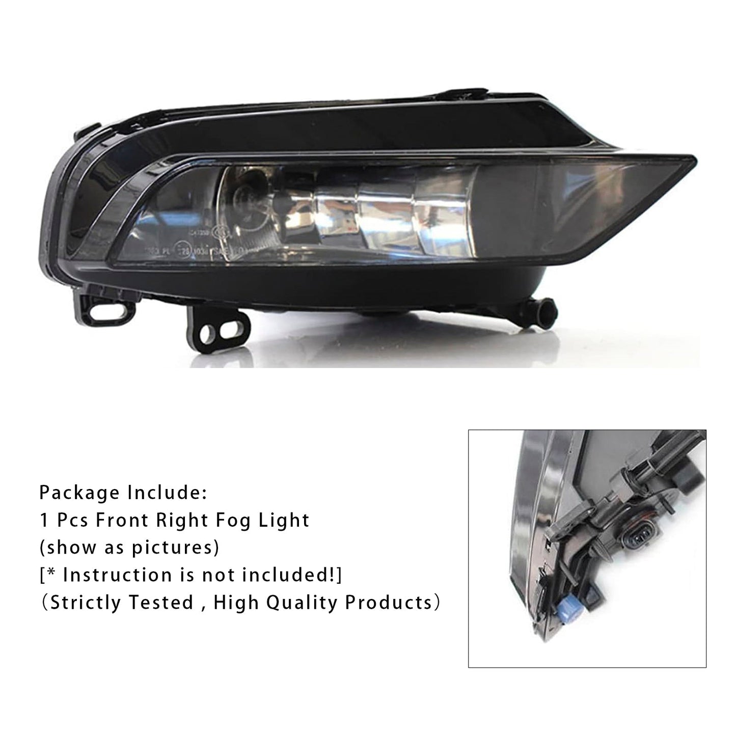 2015-2016 Audi A3 Saloon 1 Pcs Front Right Fog Light Lamps With Bulbs 8V0941700B