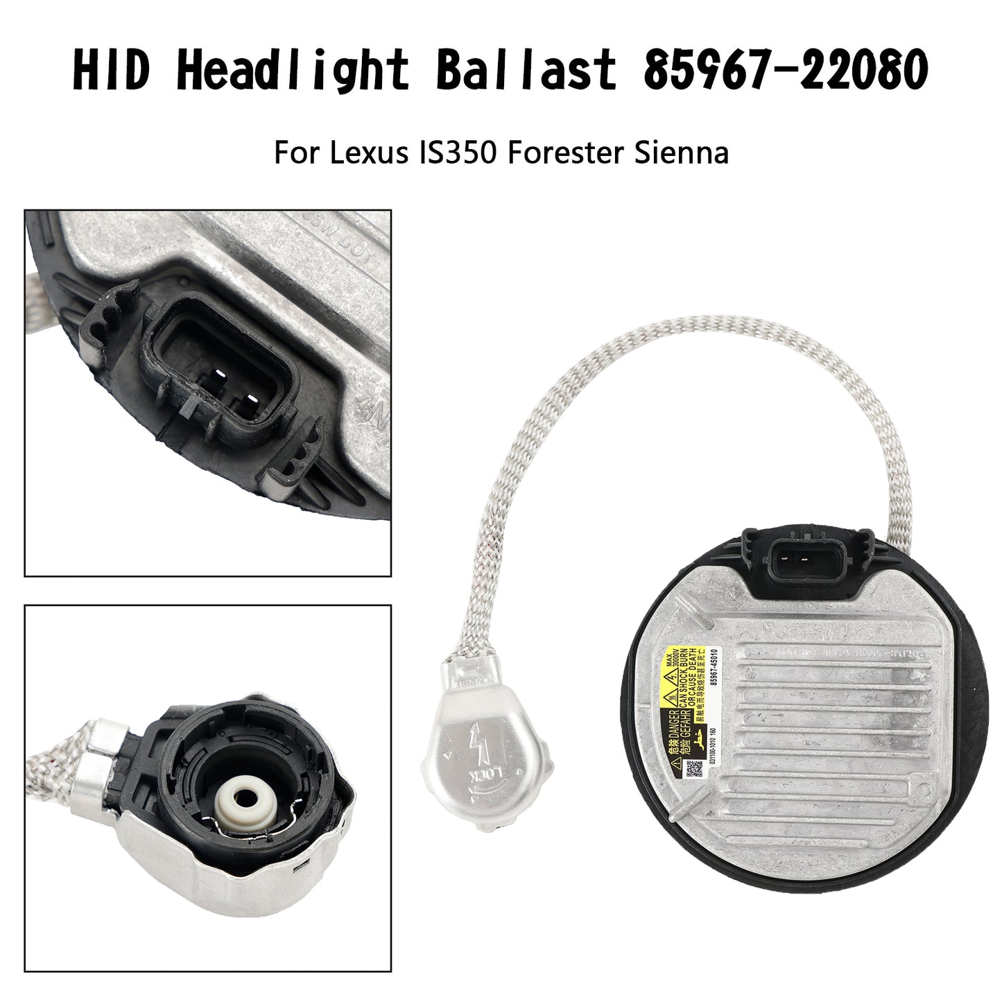 HID Headlight Ballast 85967-22080 For Lexus IS350 Forester Sienna