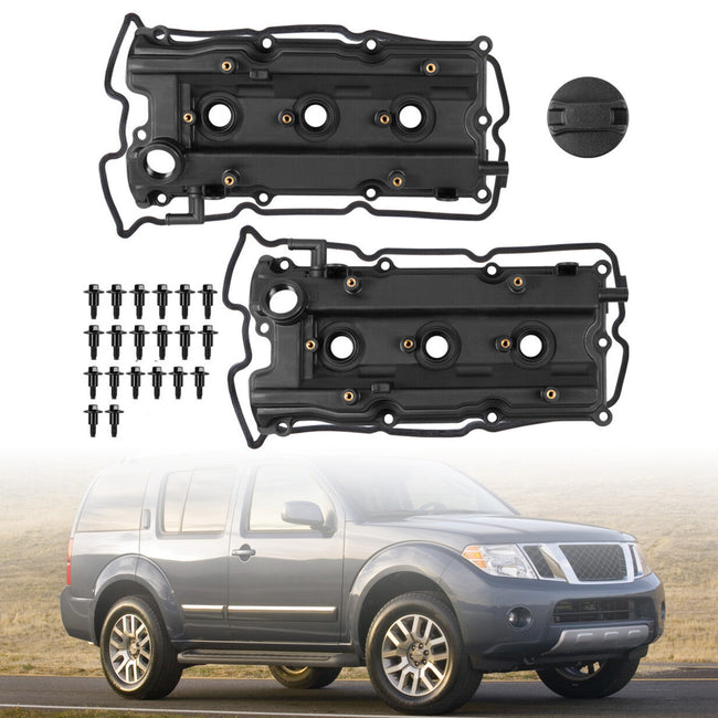 2005-2012 NISSAN PATHFINDER 4.0L 3954CC V6 DOHC Valve Cover w/ Gasket Bolt Cap 13264 EA200