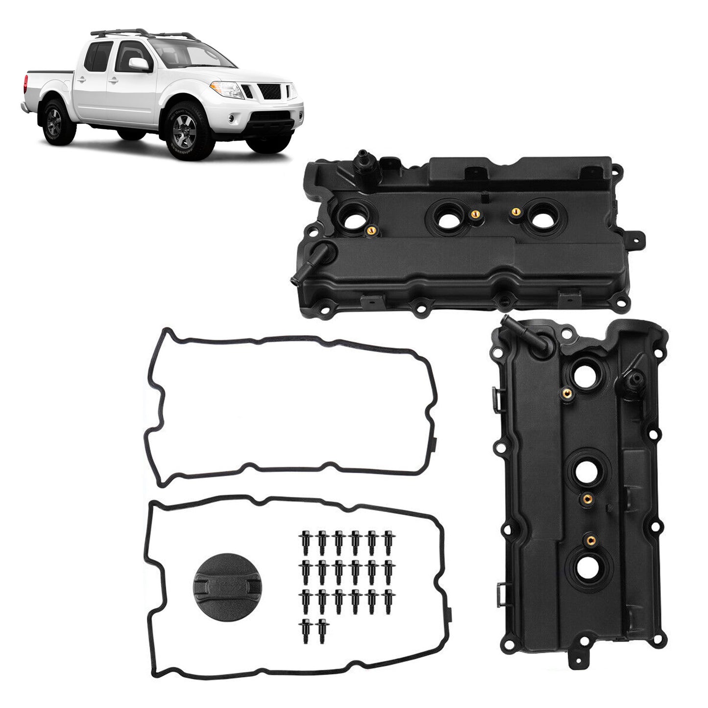 2005-2019 NISSAN FRONTIER 4.0L 3954CC V6 DOHC Valve Cover w/ Gasket Bolt Cap 13264 EA200