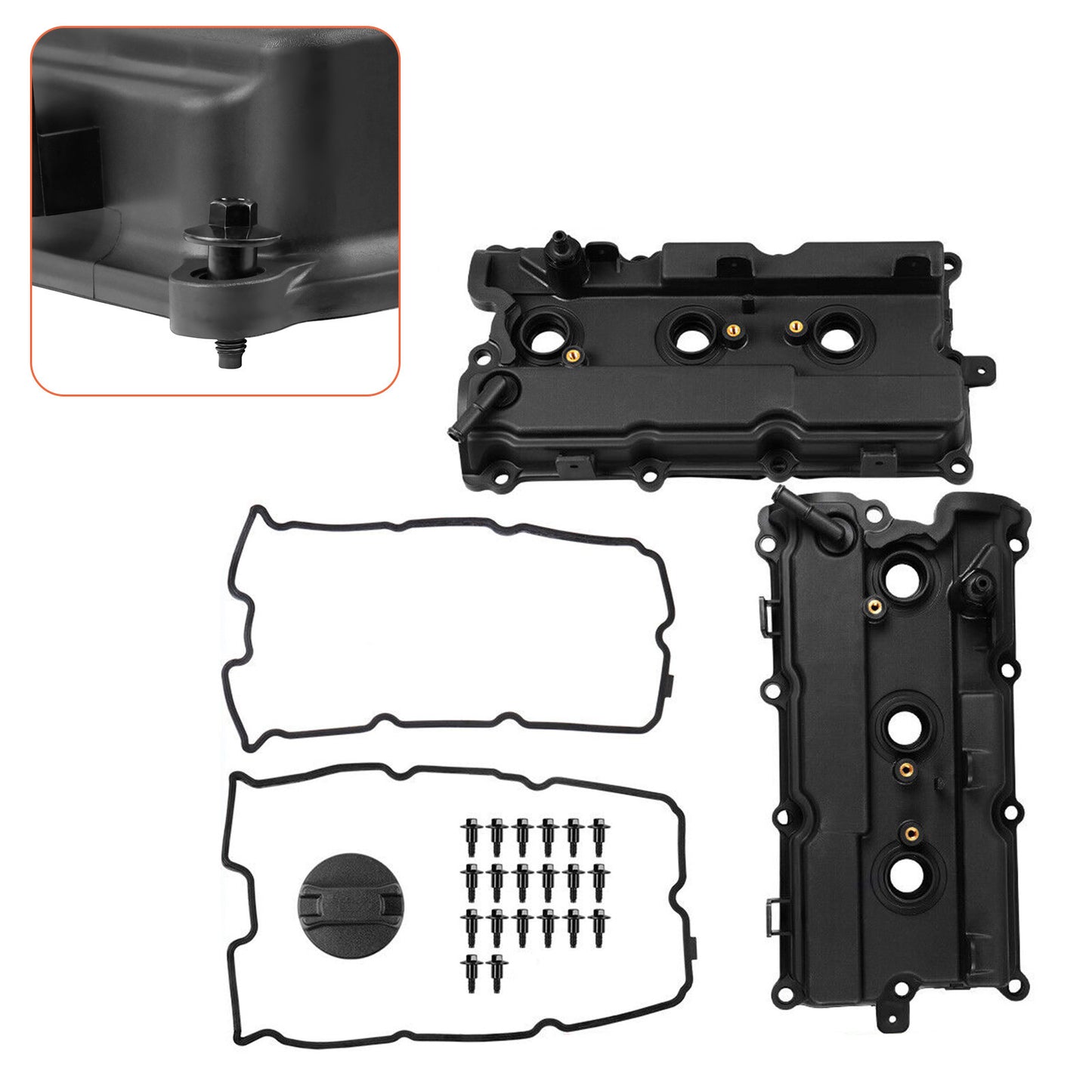 2012-2019 NISSAN NV2500 4.0L 3954CC V6 DOHC Valve Cover w/ Gasket Bolt Cap 13264 EA200