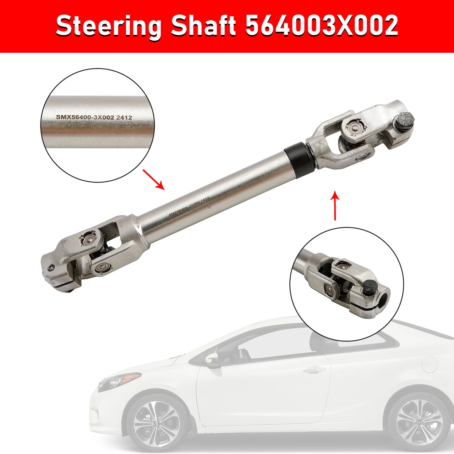 Intermediate Steering Shaft 564003X002 For Hyundai Elantra 2013 2014 2015