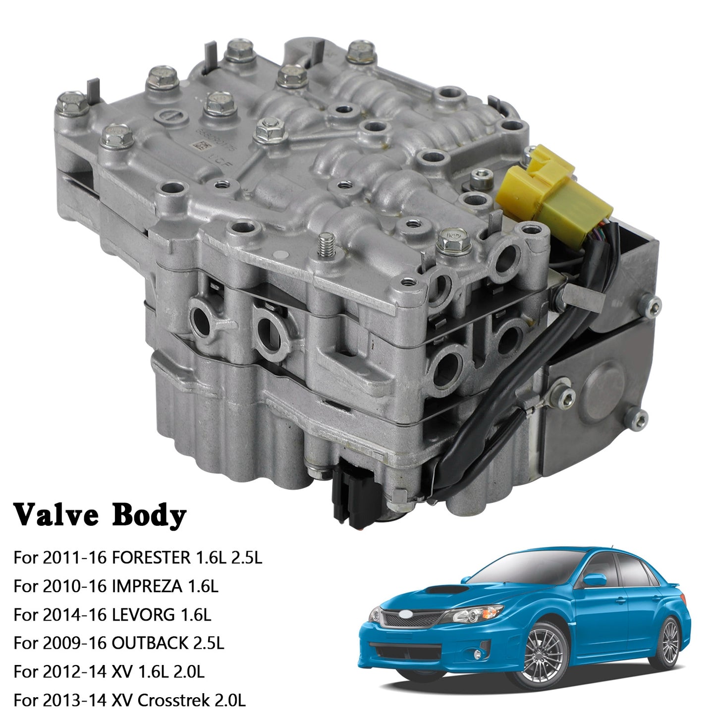 2012-2014 XV 1.6L 2.0L TR580 CVT Transmission Complete Valve Body For Subaru (31825AA052)