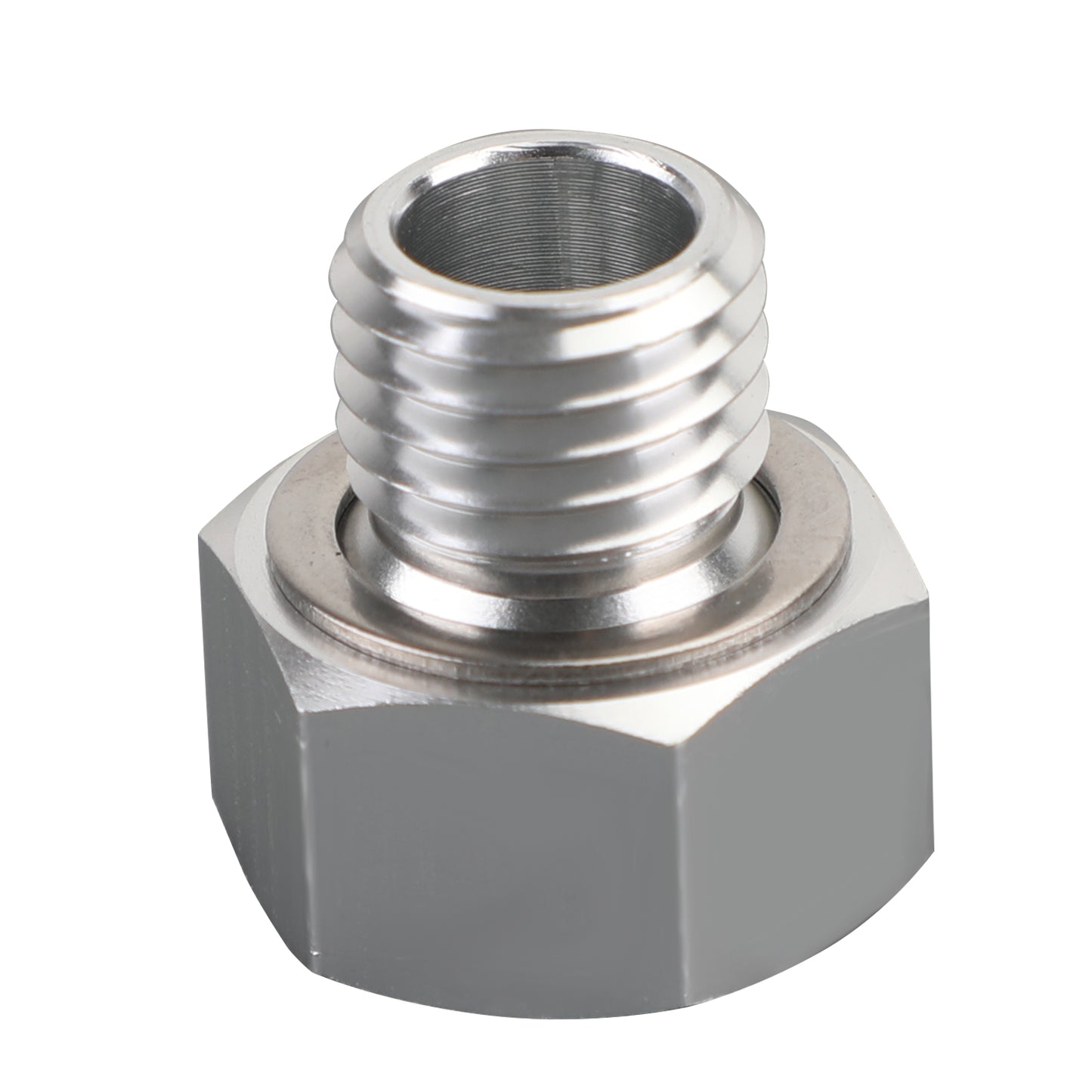 Gm Ls Engine M12X1.5Mm To 1/8 Npt Oil Pressure Sensor Adapter Stainless Steel SIL