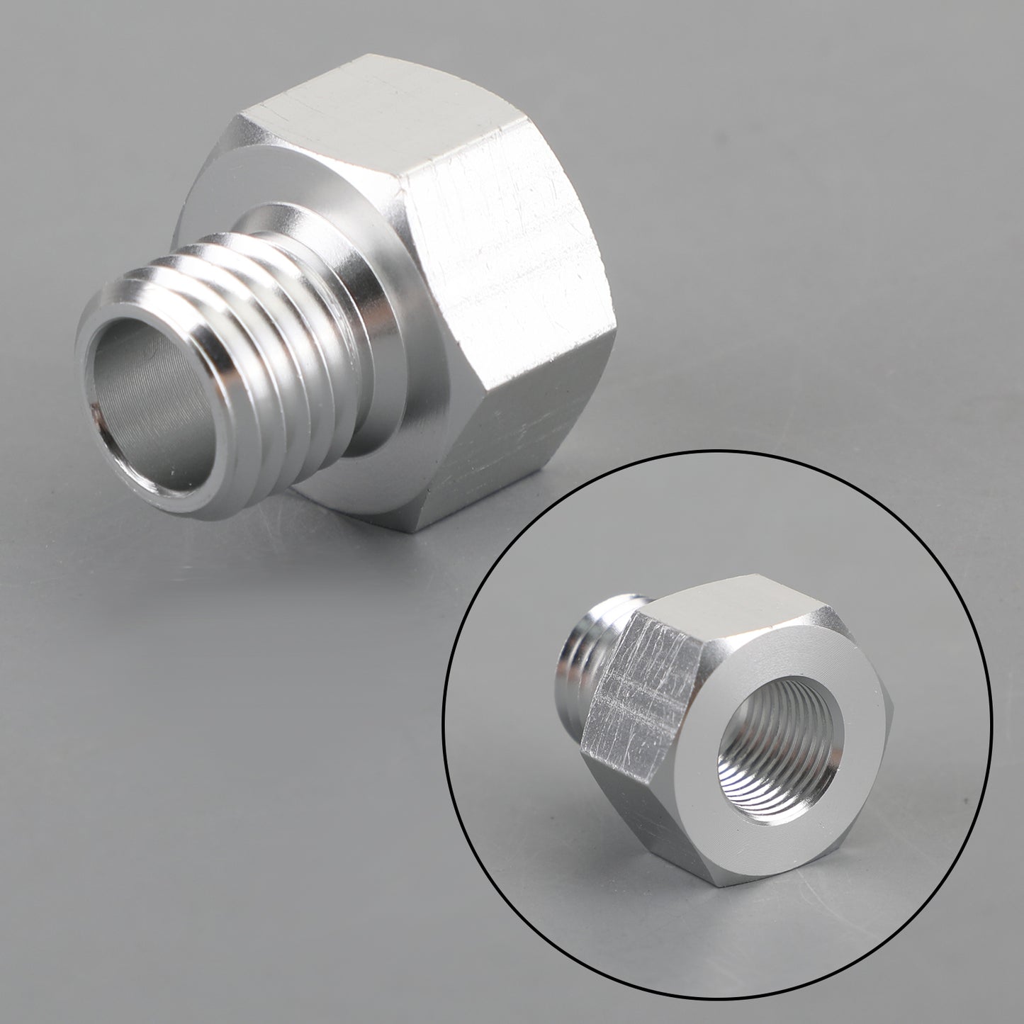Gm Ls Engine M12X1.5Mm To 1/8 Npt Oil Pressure Sensor Adapter Stainless Steel SIL