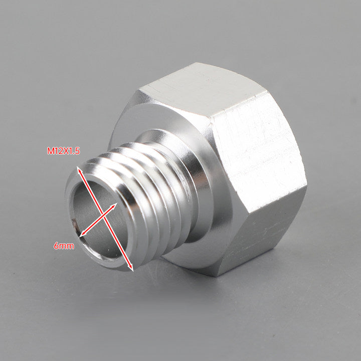 Gm Ls Engine M12X1.5Mm To 1/8 Npt Oil Pressure Sensor Adapter Stainless Steel SIL