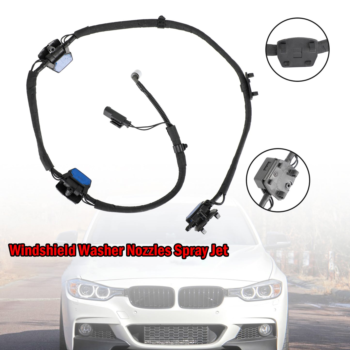 Windshield Washer Nozzles Spray Jet for BMW F10 F11 F18 61667205117