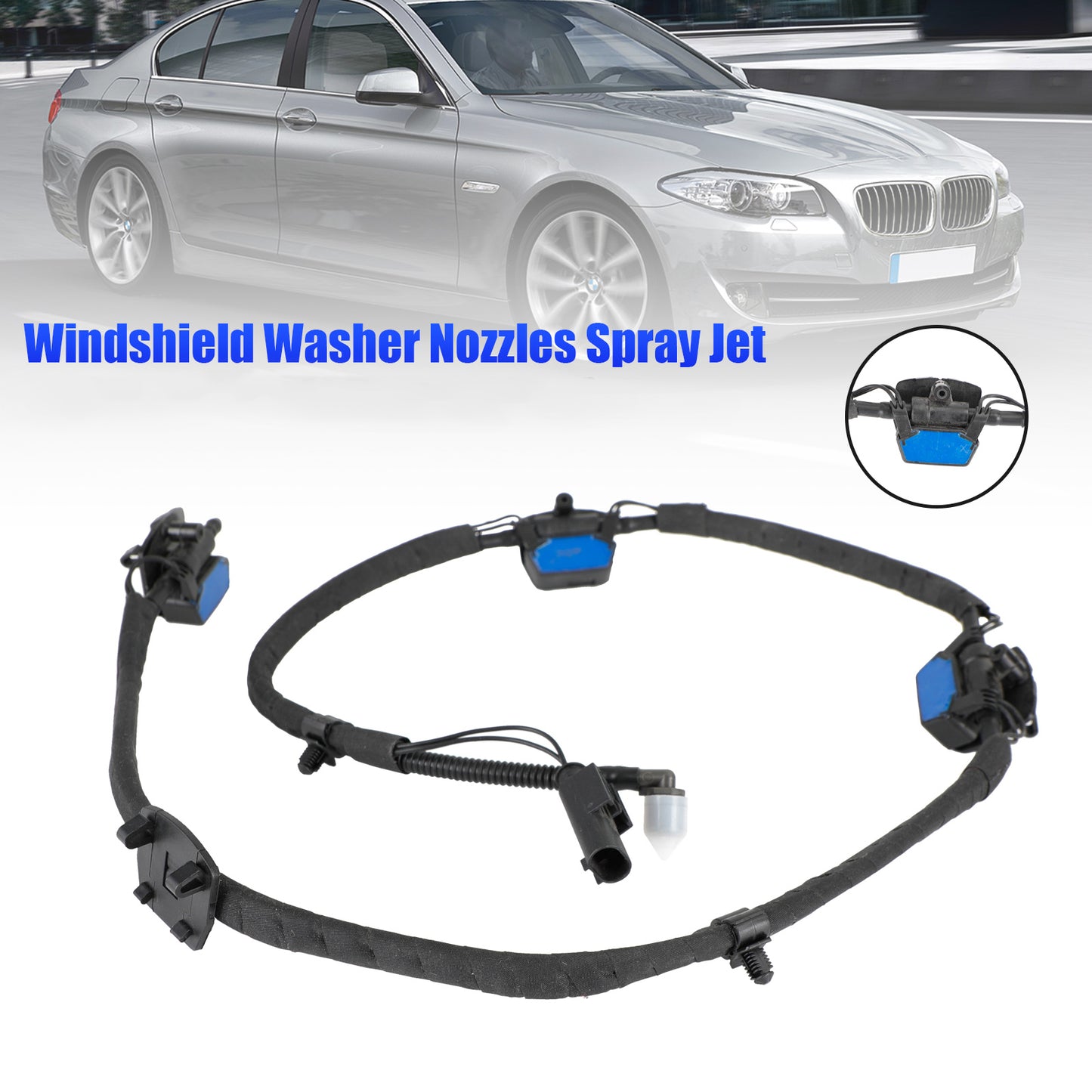 Windshield Washer Nozzles Spray Jet for BMW F10 F11 F18 61667205117