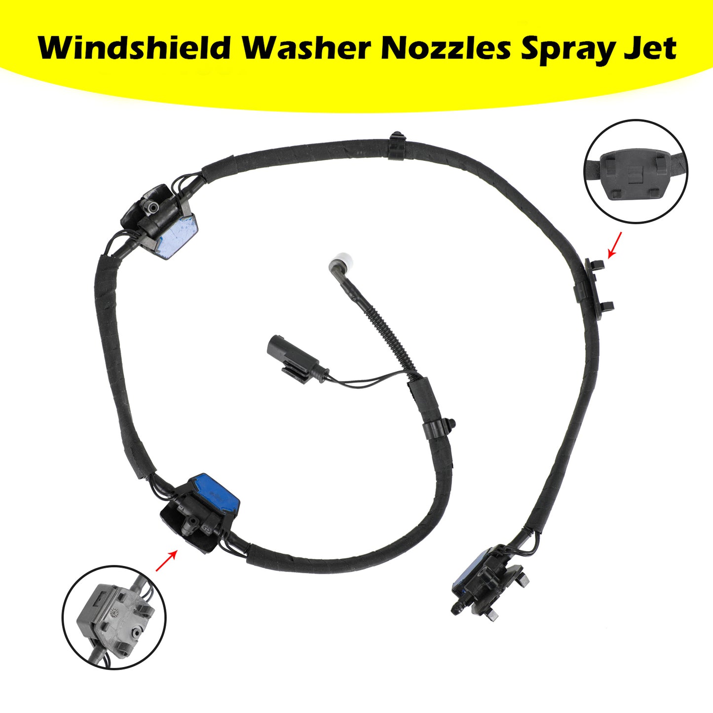 Windshield Washer Nozzles Spray Jet for BMW F10 F11 F18 61667205117
