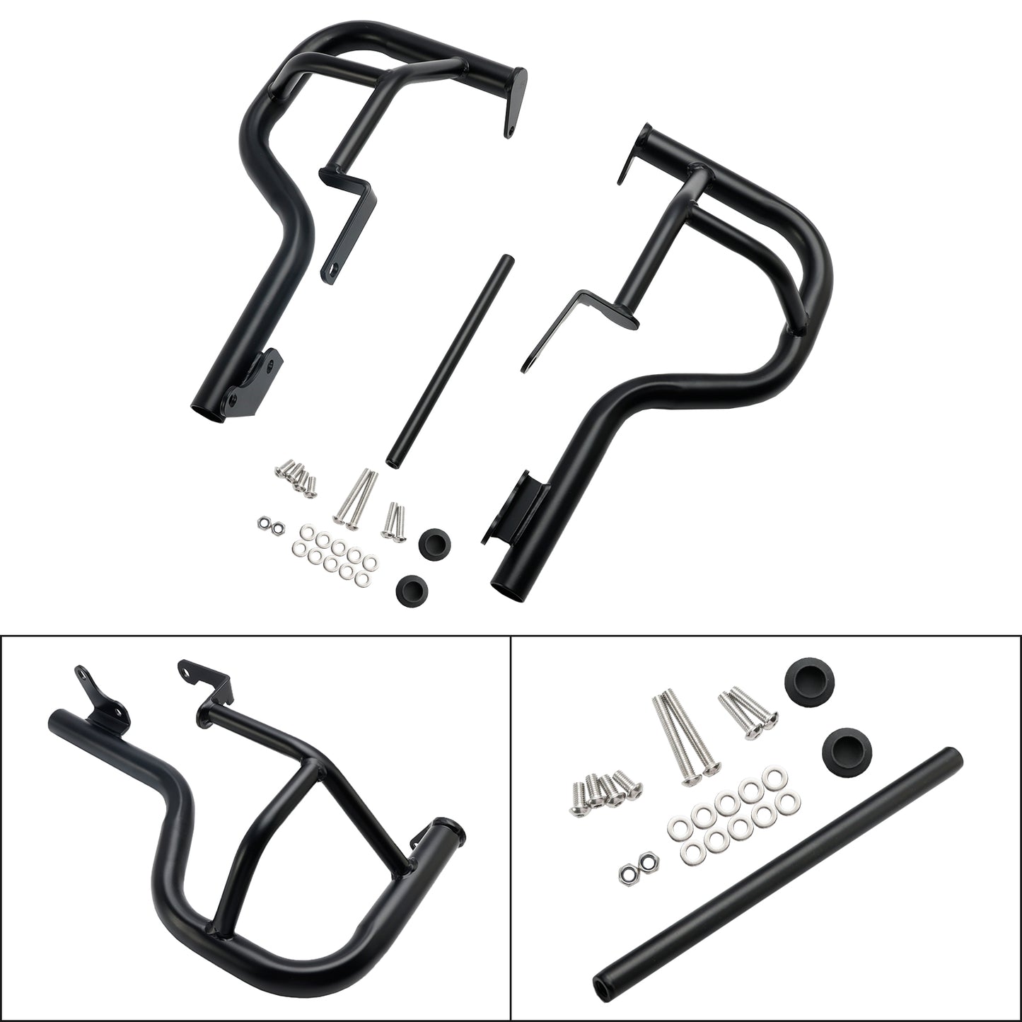 Engine Bumper Guard Crash Bar Protector Fit for Kawasaki Vulcan S 650 2015-2021 Generic