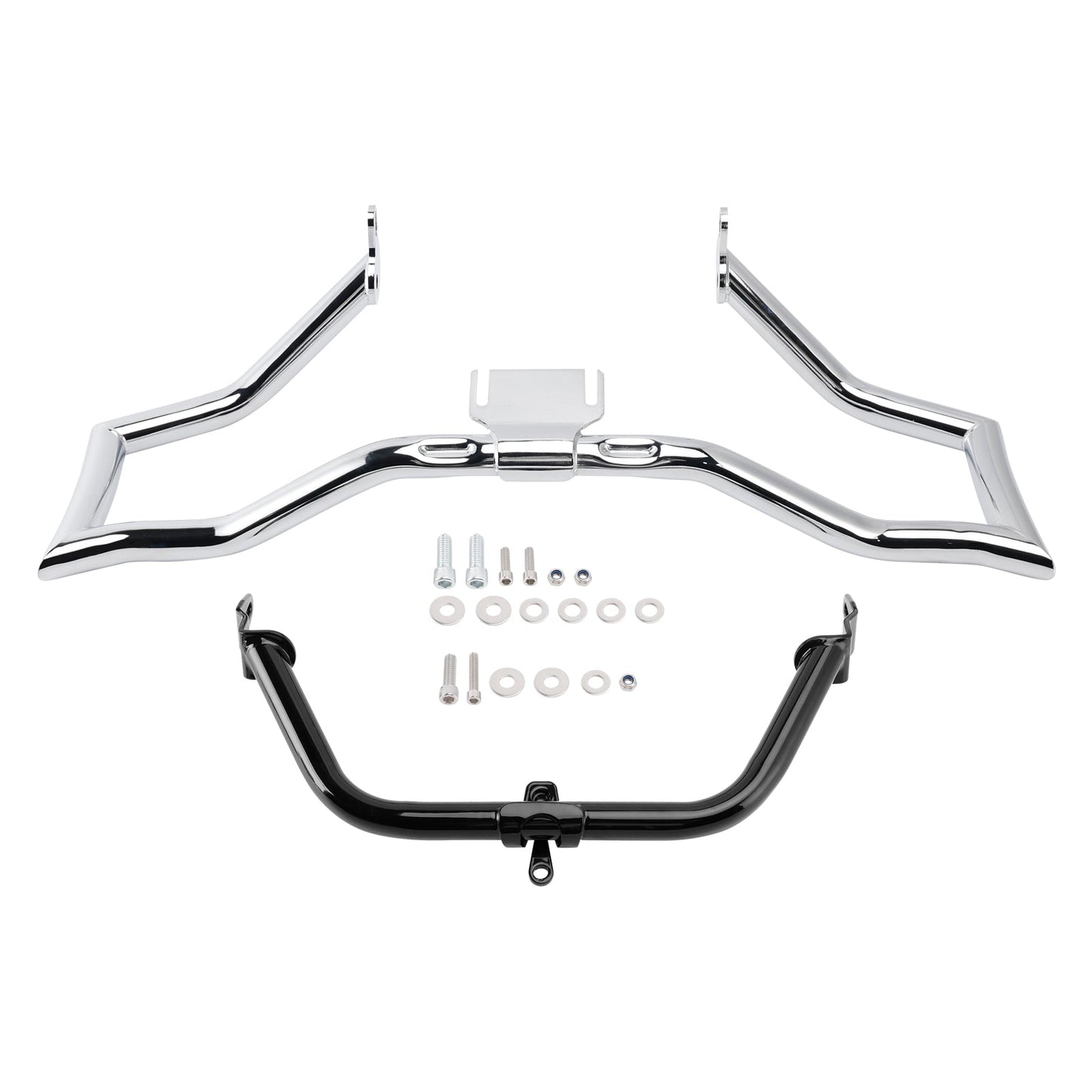 2014-2022 Road Glide Engine Guard Frame Anti-Crash Bumper Protector Chromea ChromeC