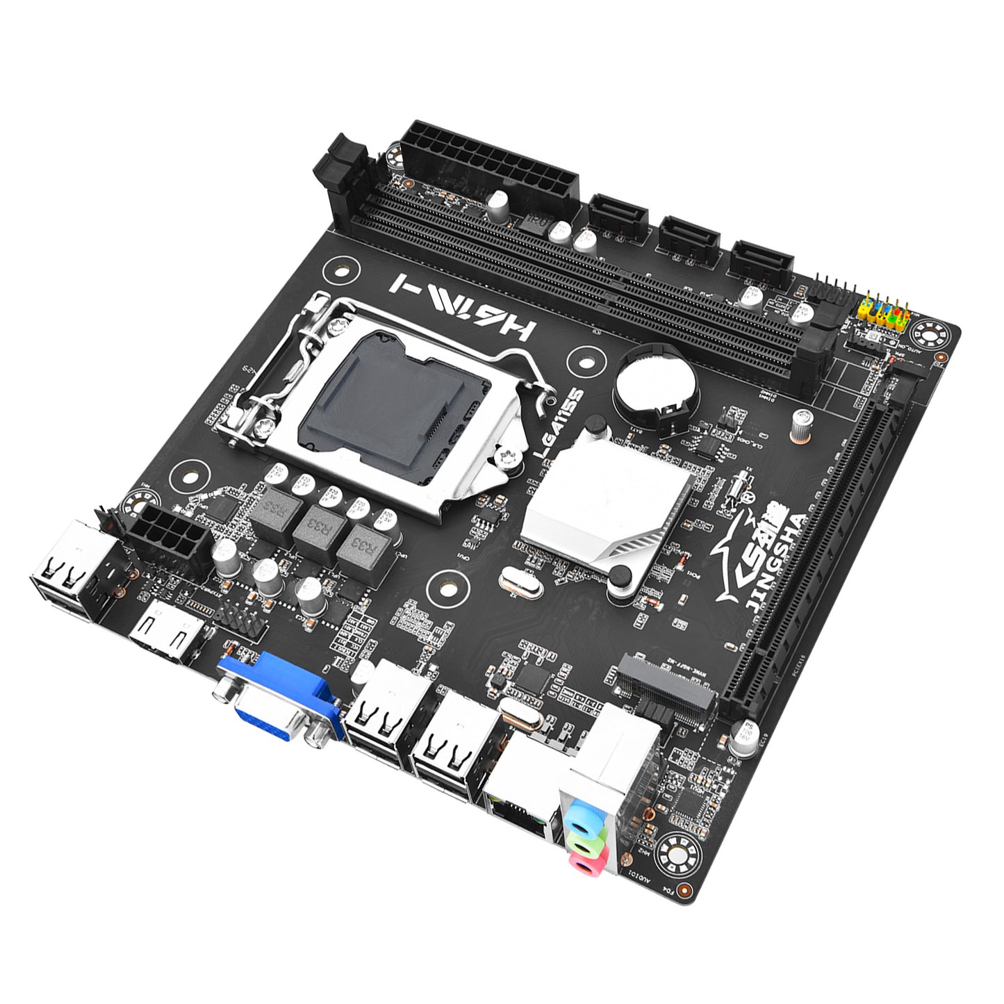 LGA 1155 support 2*DDR3 USB2.0 SATA2 NVME Plate Board PC H61M-I Motherboard