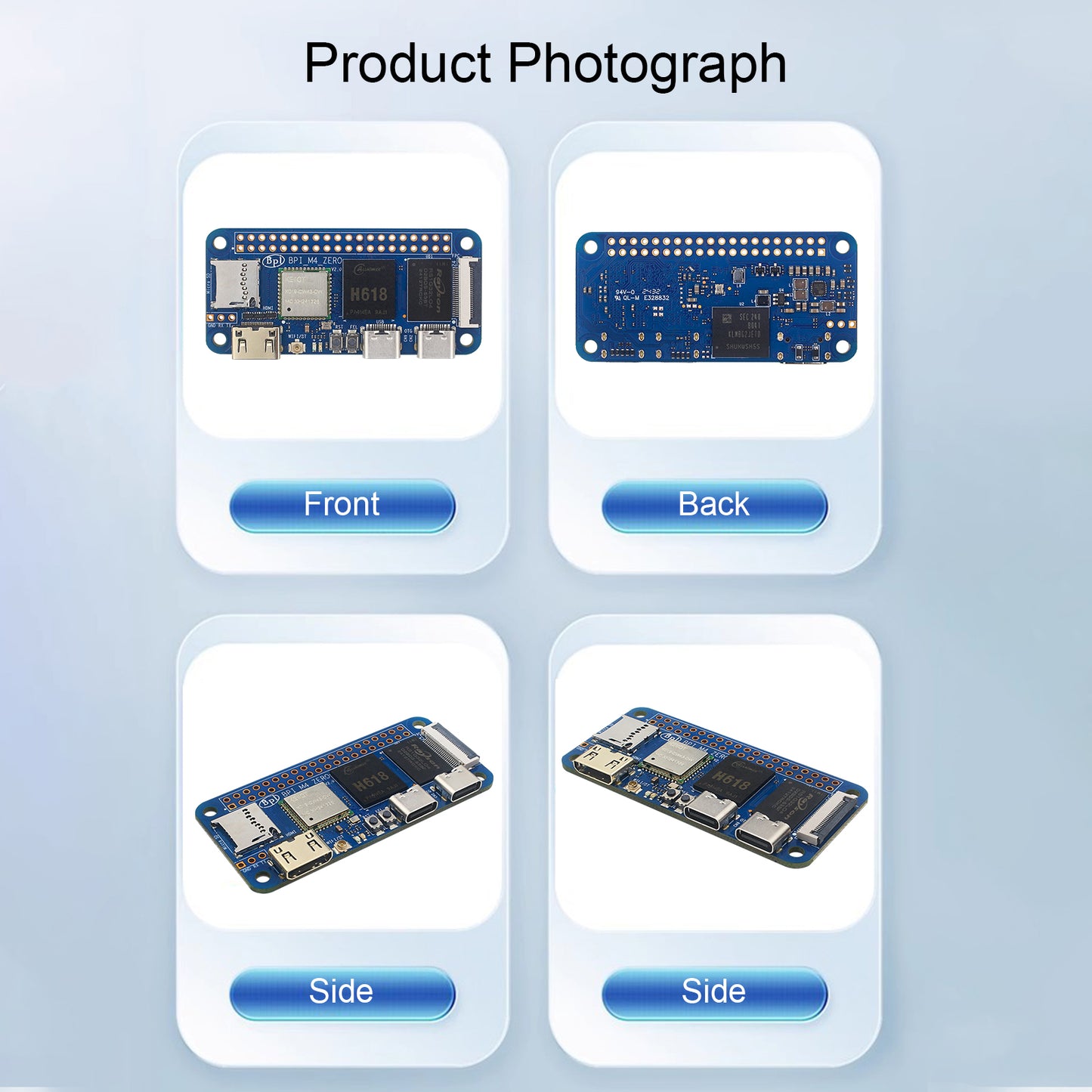 M4 Zero Development Board Quanzhi 618 Onboard WiFi Bluetooth BPI M4 Zero