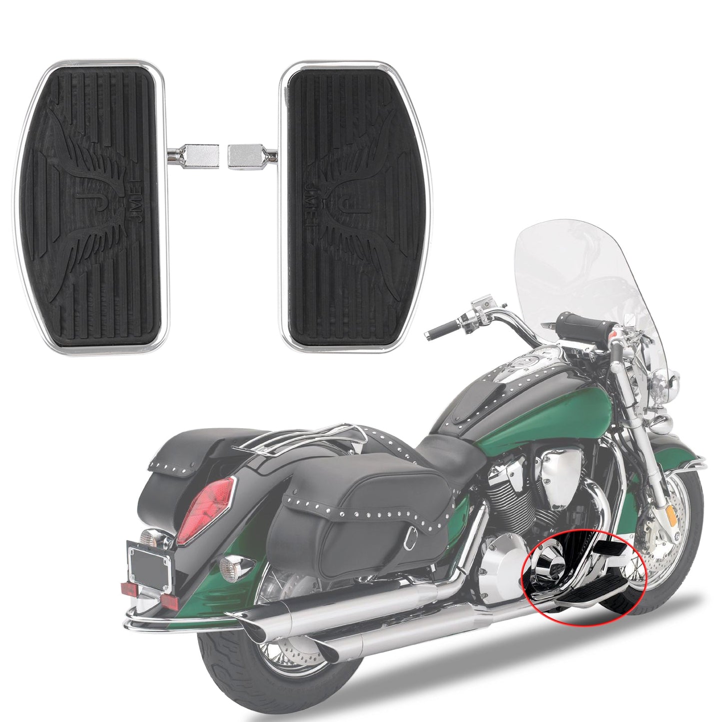 All years Suzuki Intruder Volusia 400 800 VL400 VL800 Front Floorboard Footboard