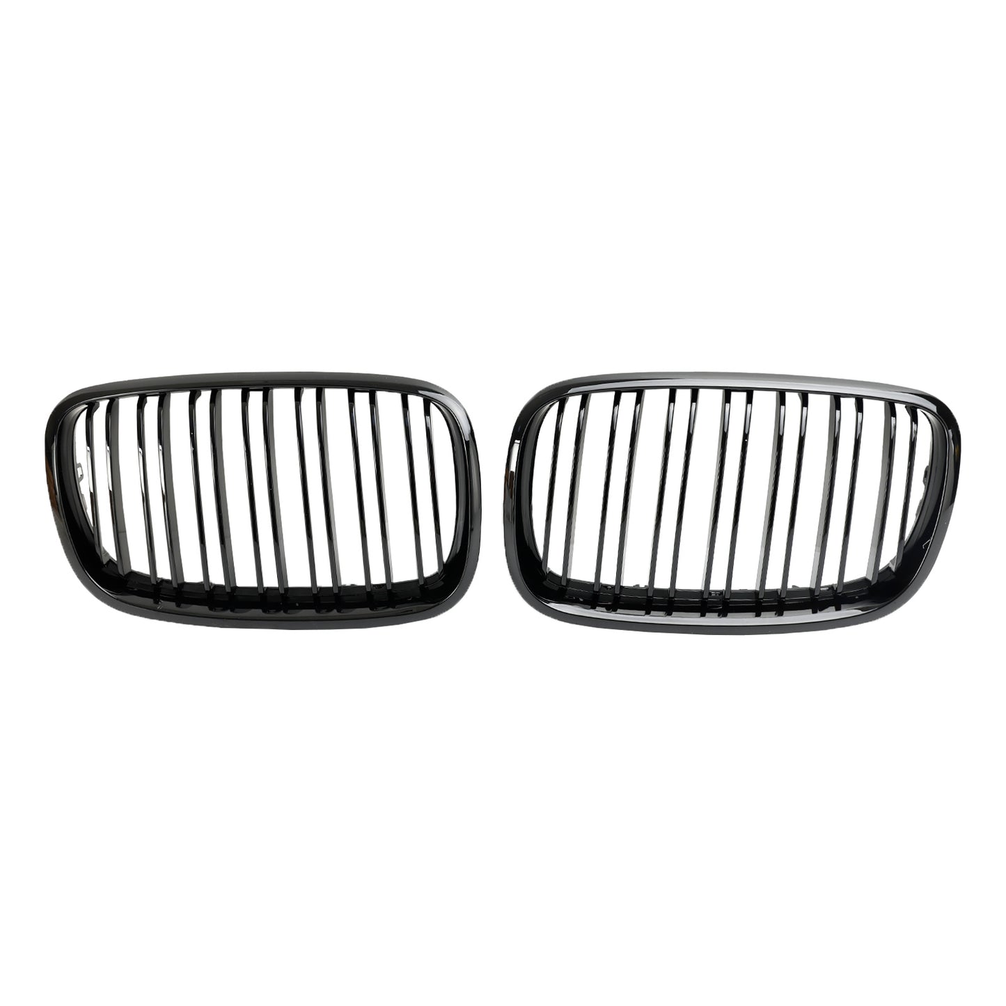 BMW X5 E70 2007-2013 Front Bumper Kidney Grille Grill Gloss Black